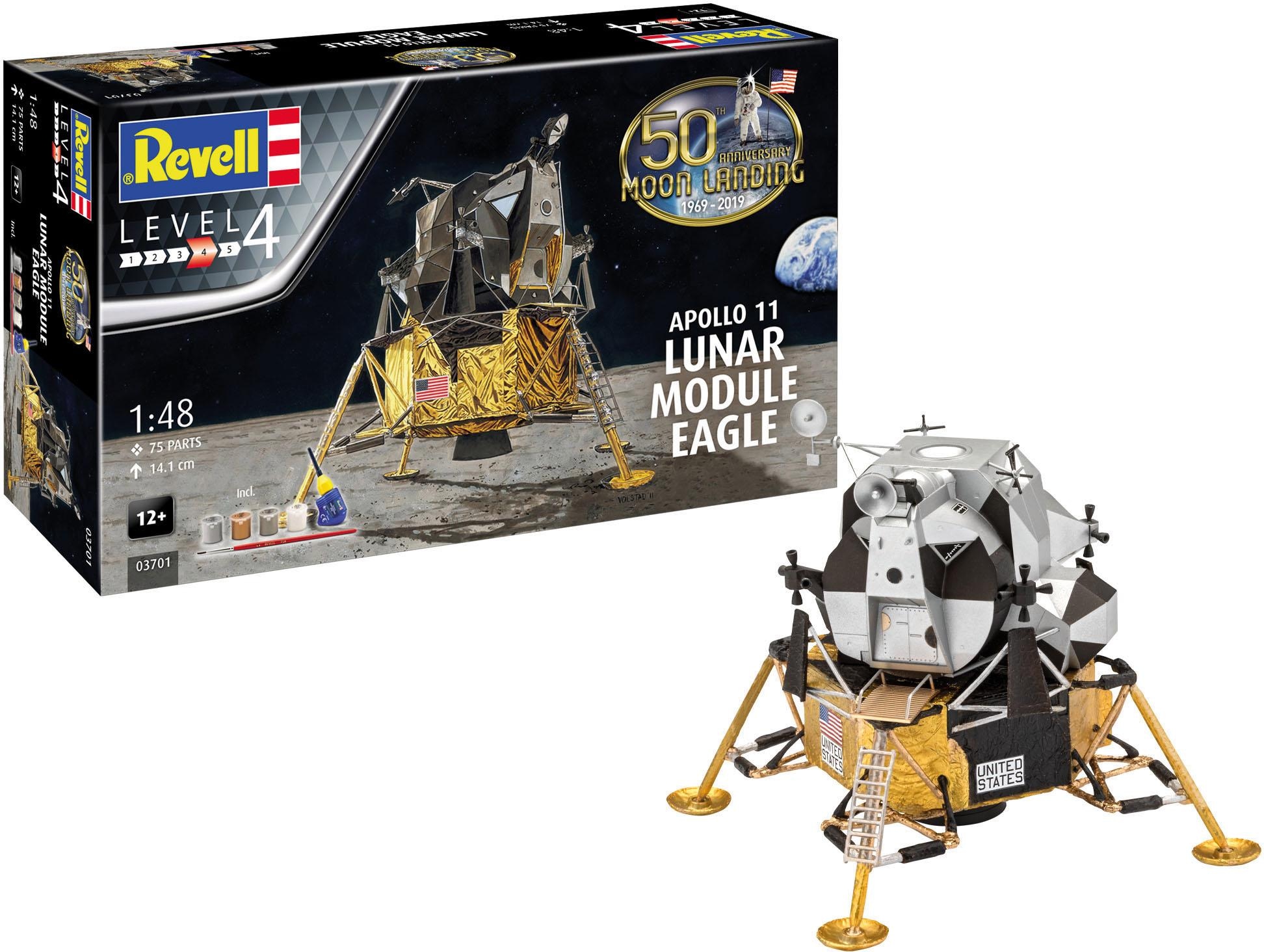 Modellbausatz »Apollo 11 Lunar Module Eagle«, 1:48, Jubiläumsset mit Basis-Zubehör