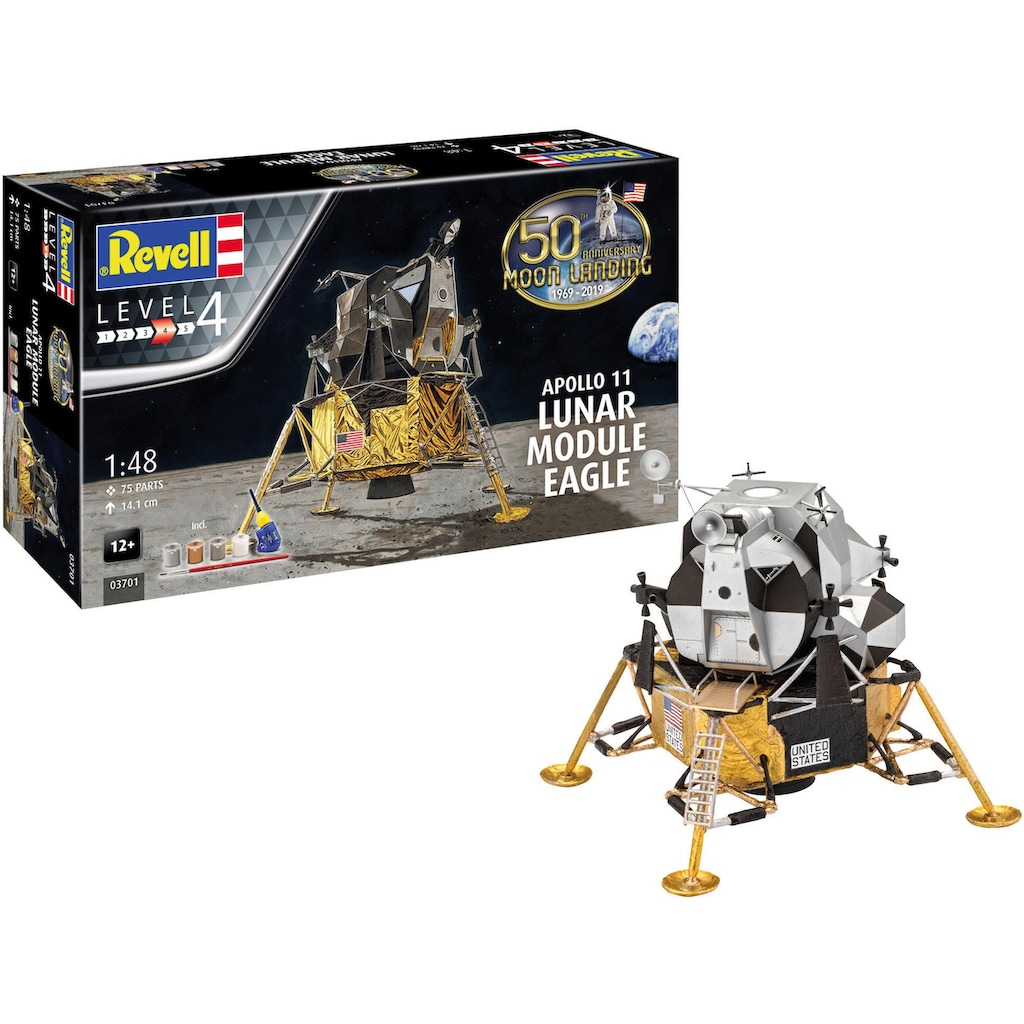 Revell® Modellbausatz »Apollo 11 Lunar Module Eagle«, 1:48