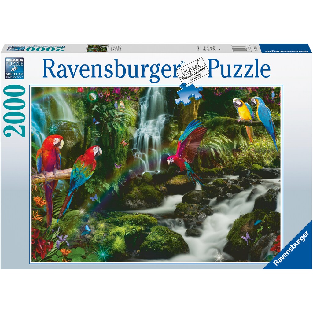 Ravensburger Puzzle »Bunte Papageien im Dschungel«