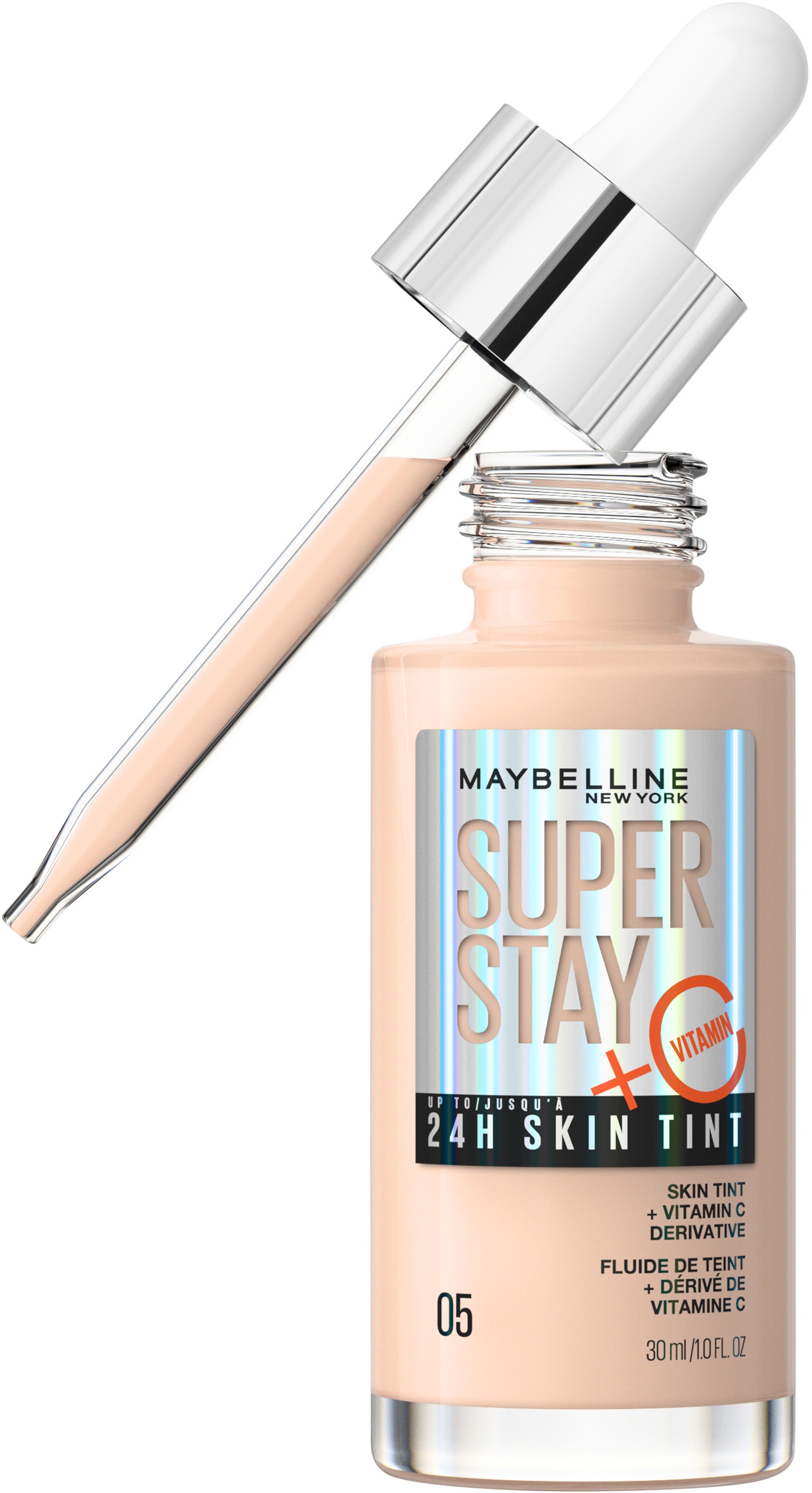 Foundation »Maybelline New York Super Stay 24H Skin Tint«, mit Vitamin C