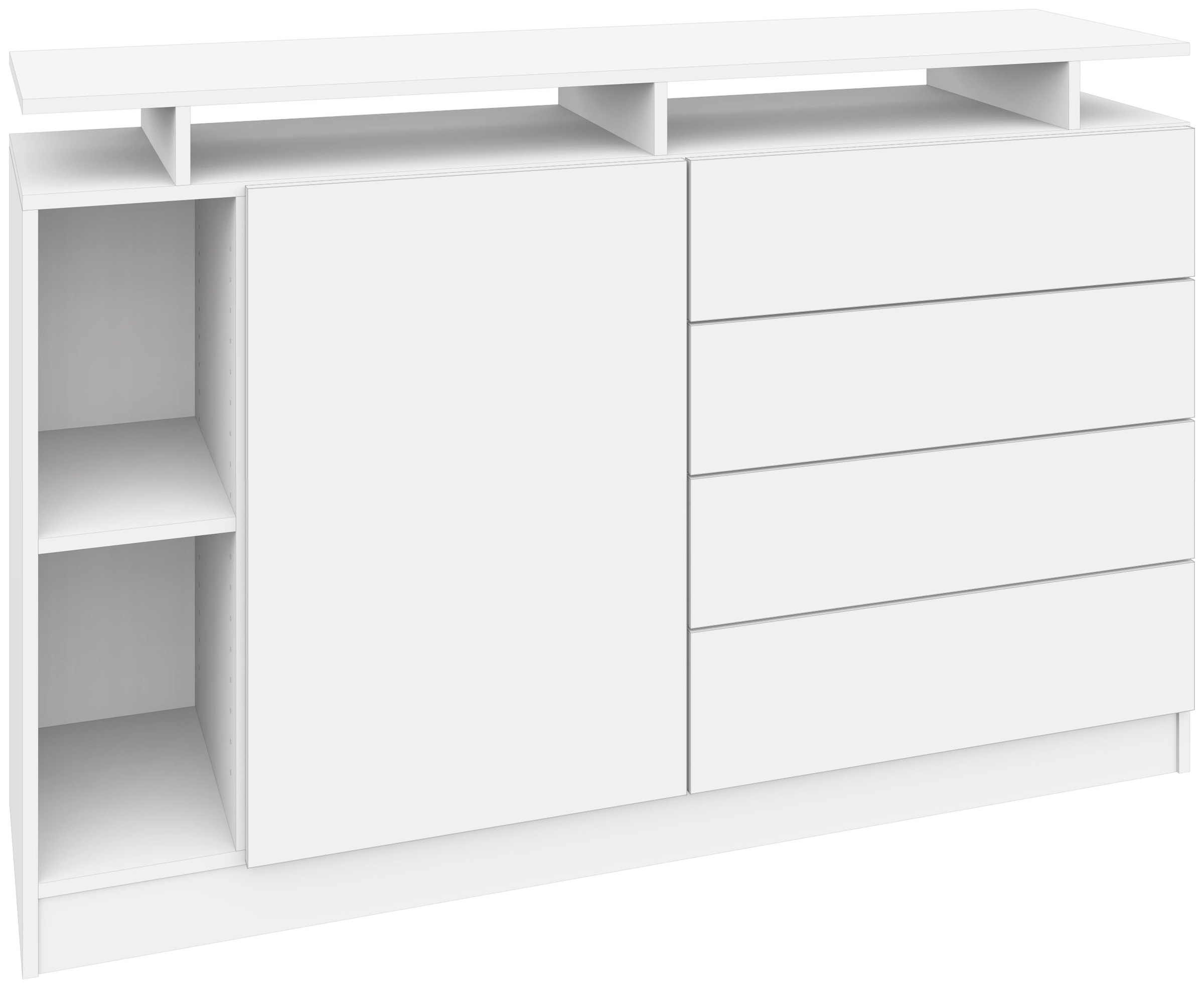 borchardt Möbel Sideboard »Wallis«, moderne grifflose Optik, Push-to-Open-Funktion