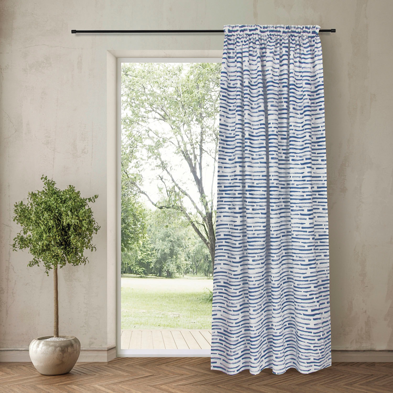 Feel of Nature Gardine "Knut" Kräuselband 1 Stk. tlg. HxB: 245x140 günstig online kaufen
