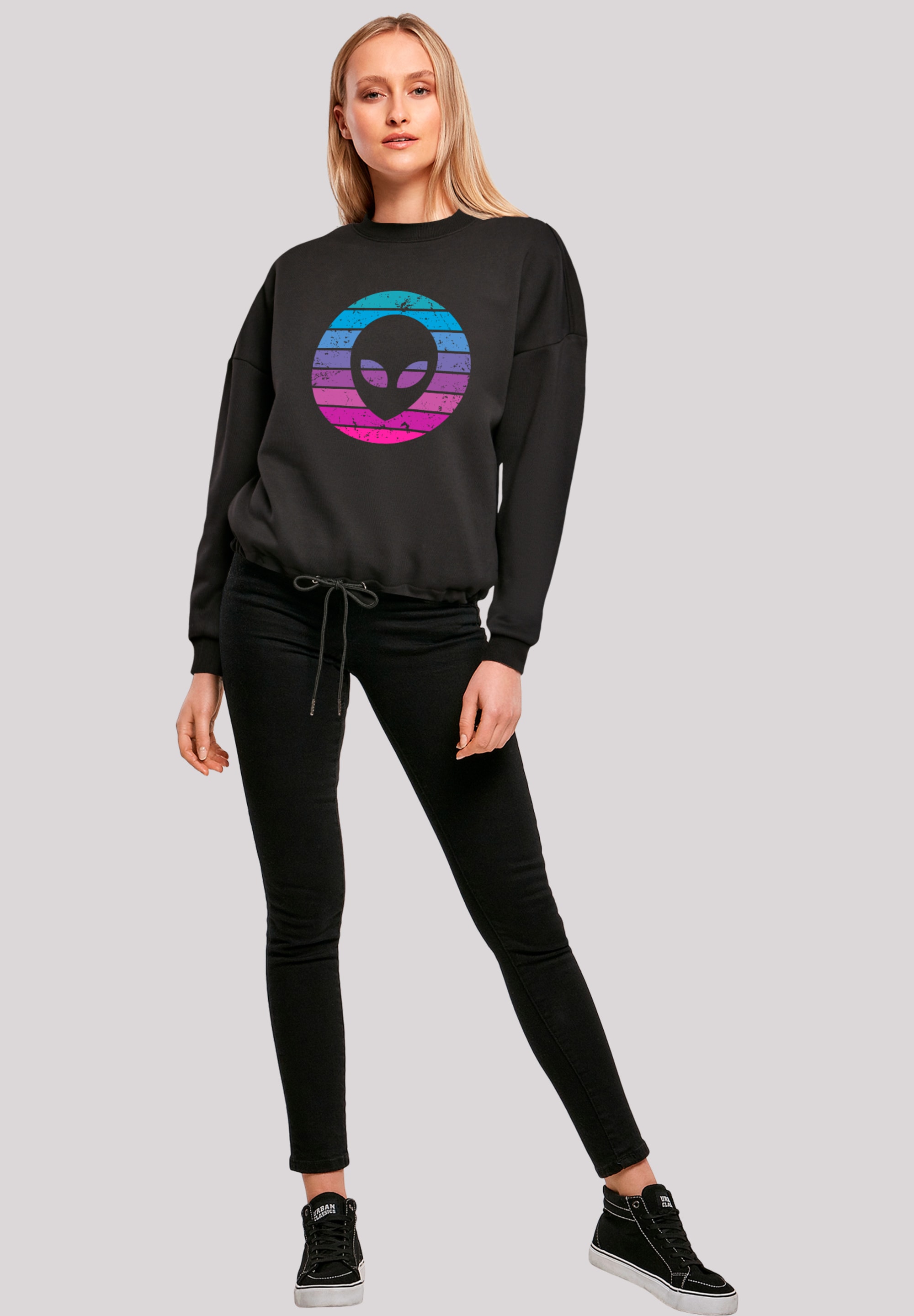 F4NT4STIC Sweatshirt »Alien Kopf«, Premium Qualität