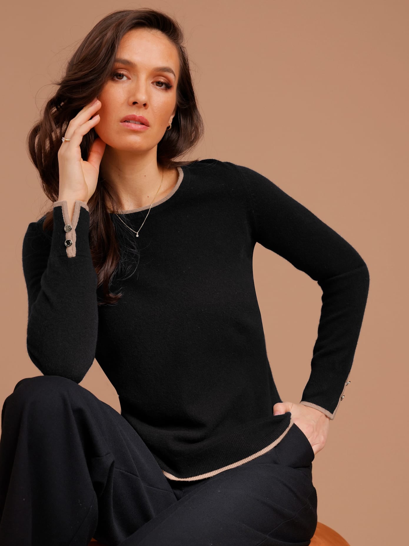 CREATION L PREMIUM Wollpullover "Merino-Pullover"