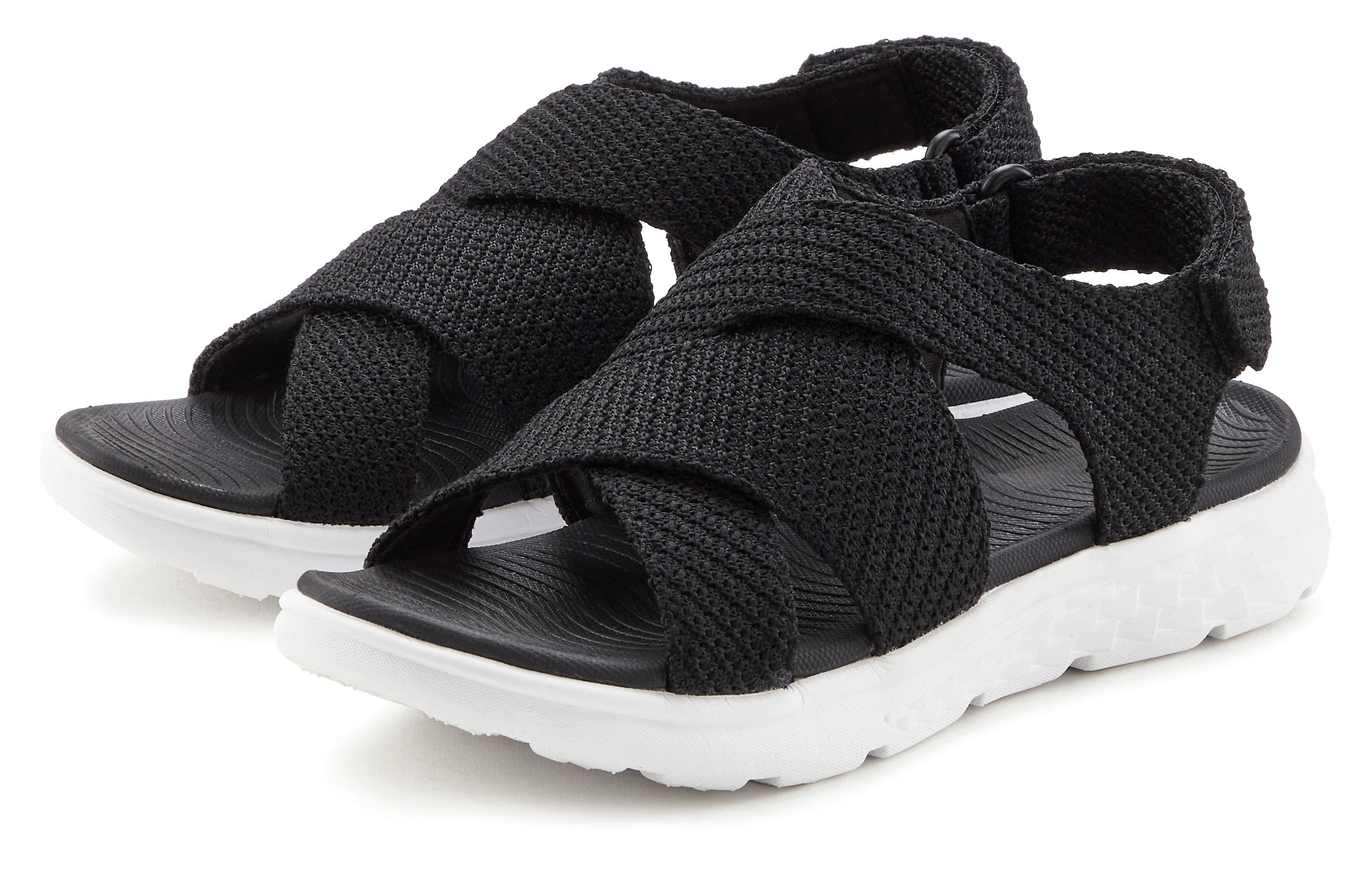 Vivance Sandale "Sandalette, Sommerschuh, offener Schuh" mit Klettverschlus günstig online kaufen