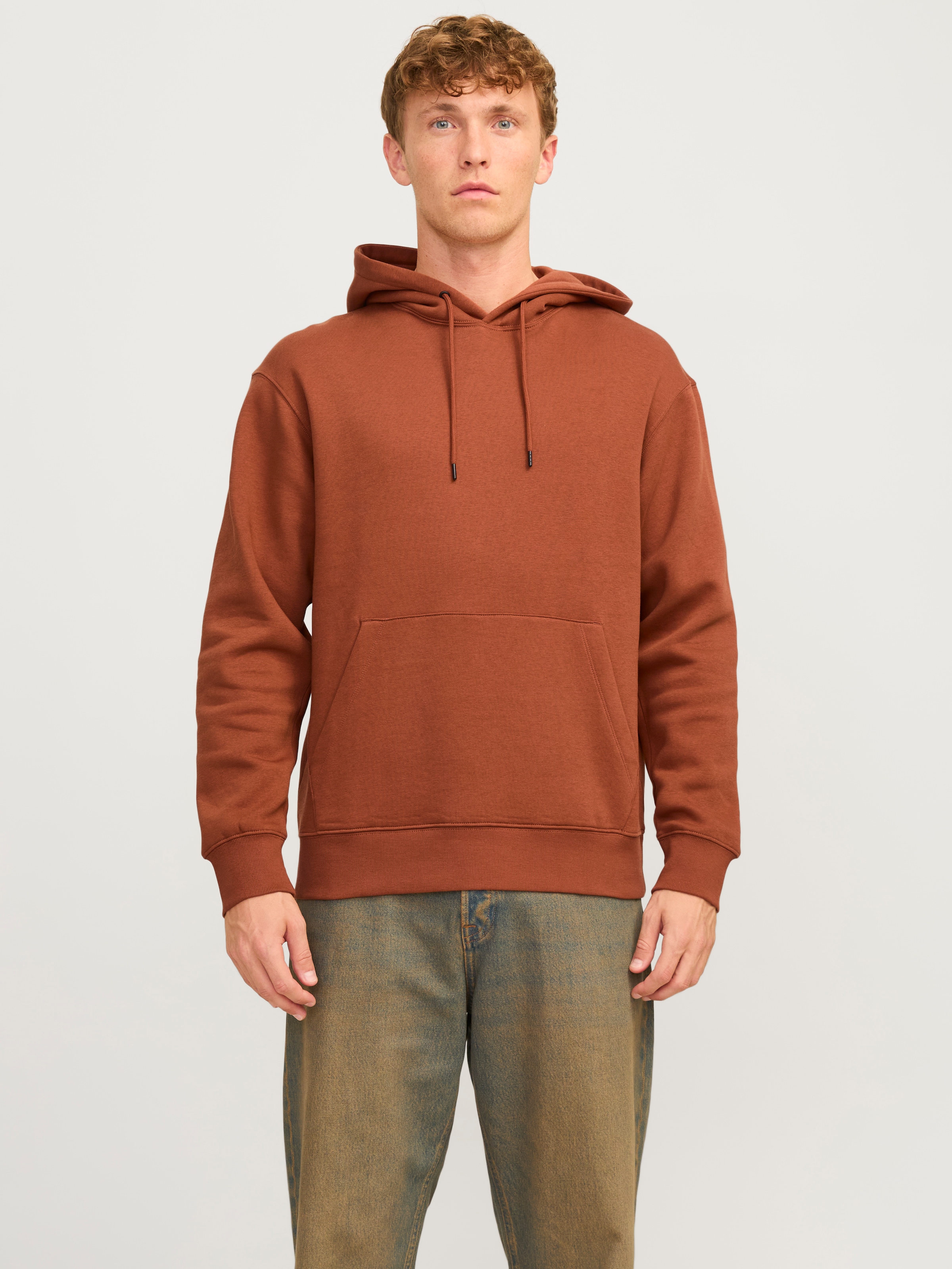 Jack & Jones Kapuzensweatshirt "JJESTAR BASIC SWEAT HOOD NOOS", mit Rippbün günstig online kaufen