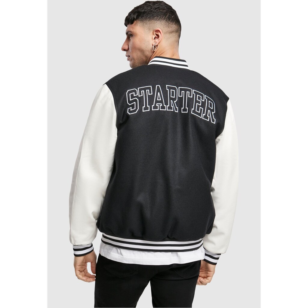 Starter Black Label Collegejacke »Herren Starter College Jacket«, (1 St.), ohne Kapuze