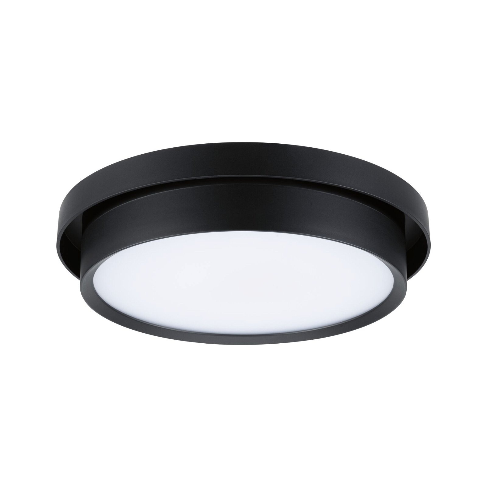 Paulmann LED Deckenleuchte »Malik 15W Schwarz 230V 2700K Kunststoff«, 1  flammig-flammig, 3-step-dimmbar | BAUR