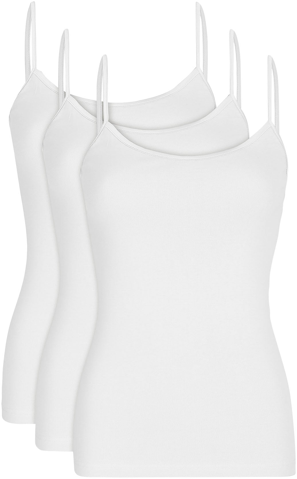 Nina Von C. Unterhemd "Daily" (3er Pack) basic, weich, bequem, eng, Rundhal günstig online kaufen