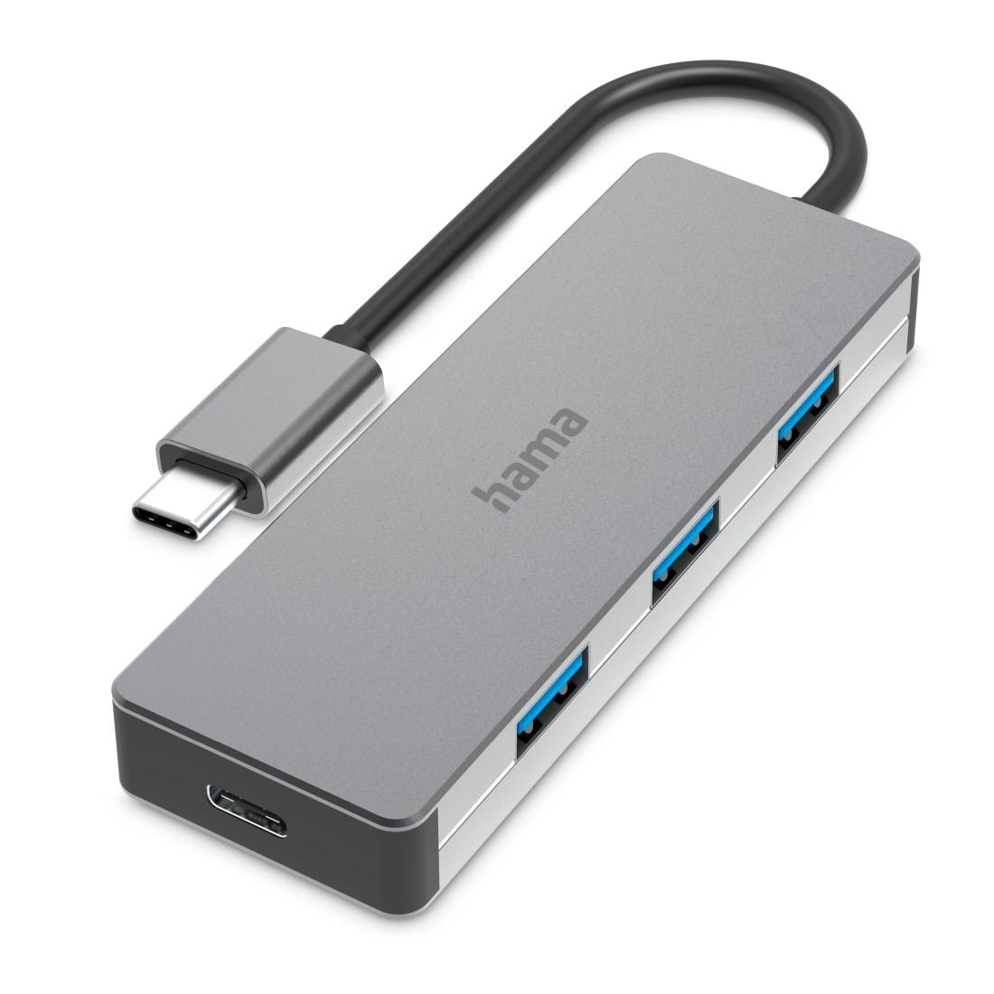 Hama USB-Adapter »USB-C-Hub 4 Ports USB lai...