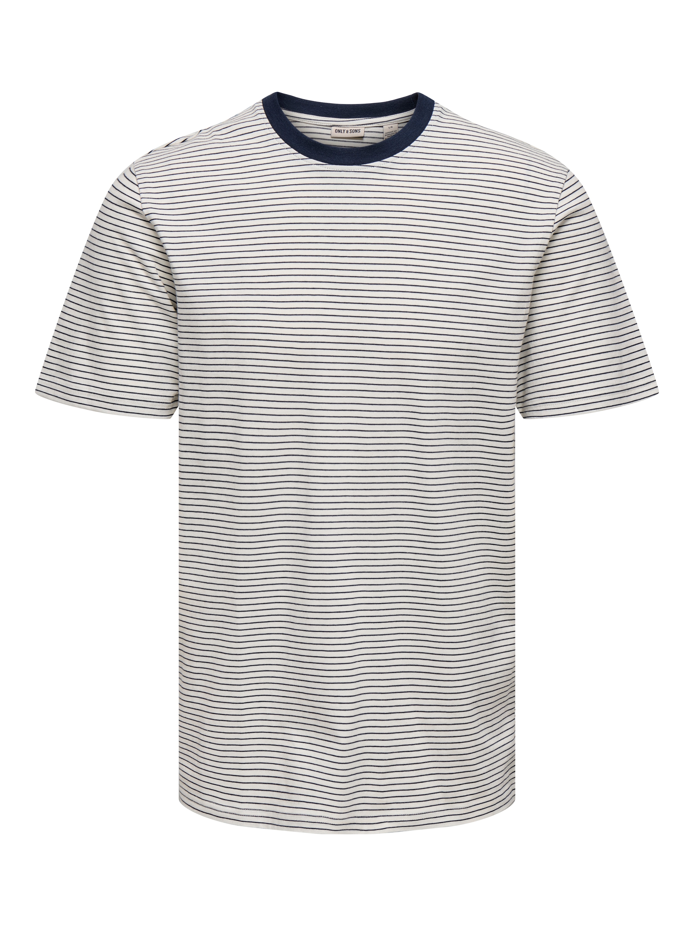 ONLY & SONS Rundhalsshirt »ONSFRED LIFE RLX SS STRIPE TEE NOOS«