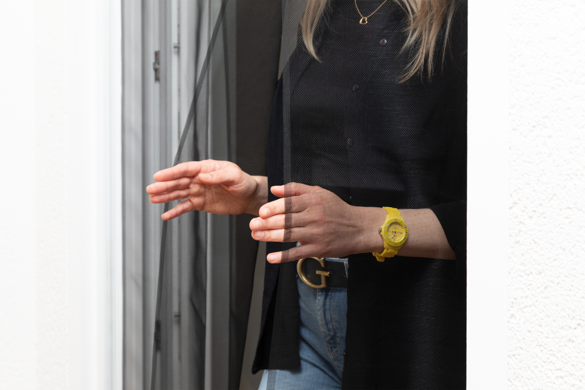 Thumbnail - SCHELLENBERG Insektenschutz-Vorhang "Telescope, für Balkontür und Terrassentür" Set, 1 Stk. tlg. Fliegengitter aus Polye...