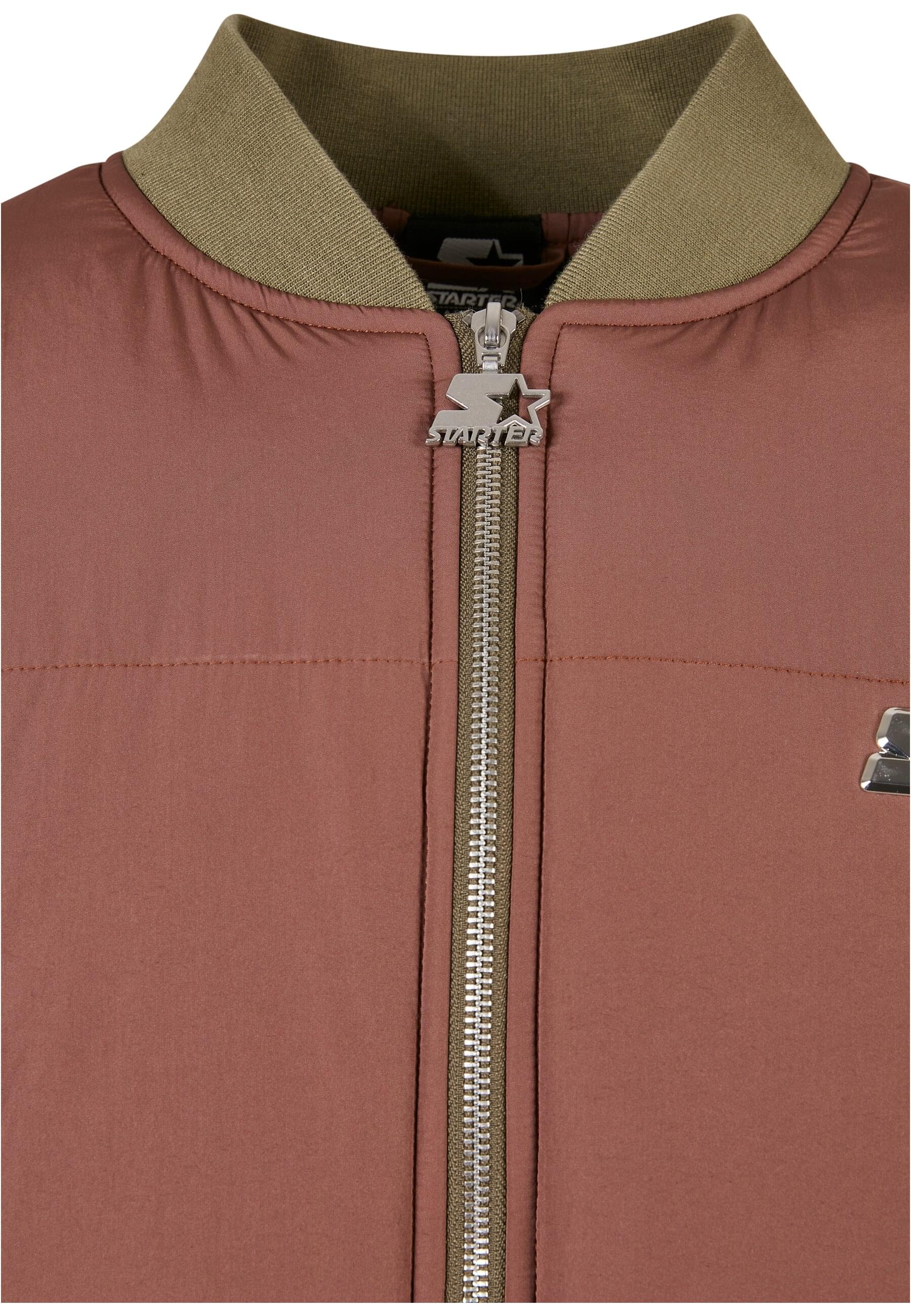 Thumbnail - Starter Black Label Bomberjacke "Starter Black Label Herren Starter Quilted Bomber Jacket" 1 Stk. tlg. ohne Kapuze