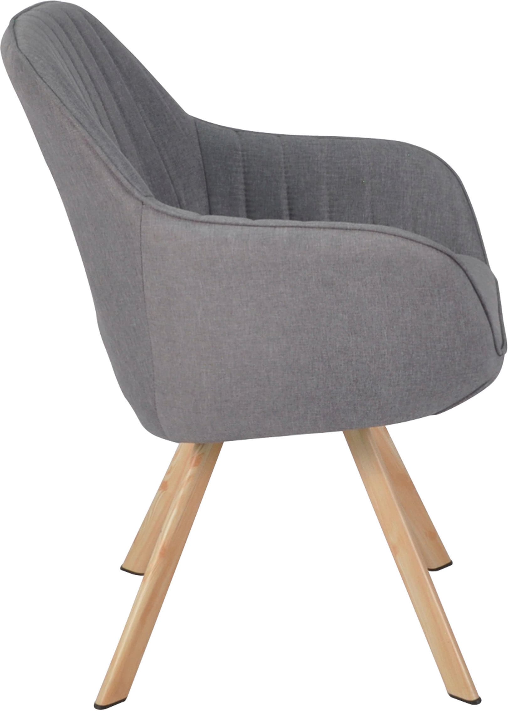 Homexperts Esszimmerstuhl »Carlo«, (Set), 2 St., Webstoff, Drehstuhl, Bezug in Webstoff