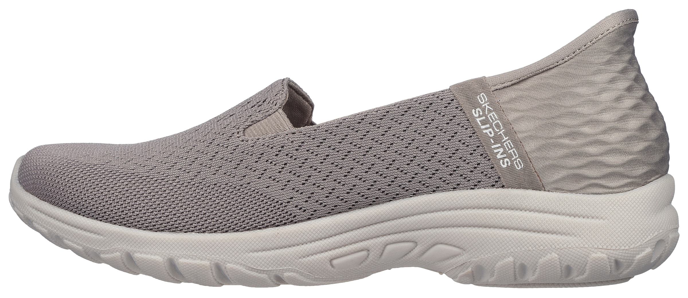 Skechers Slip-On Sneaker »REGGAE FEST 2.0-GUIDING LIGHT«, Schlupfschuh, Slipper, Freizeitschuh mit gepolstertem Schaftrand