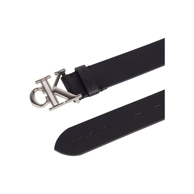Calvin Klein Jeans Ledergürtel, mit Monogramm-Schnalle aus Metall online  bestellen | BAUR