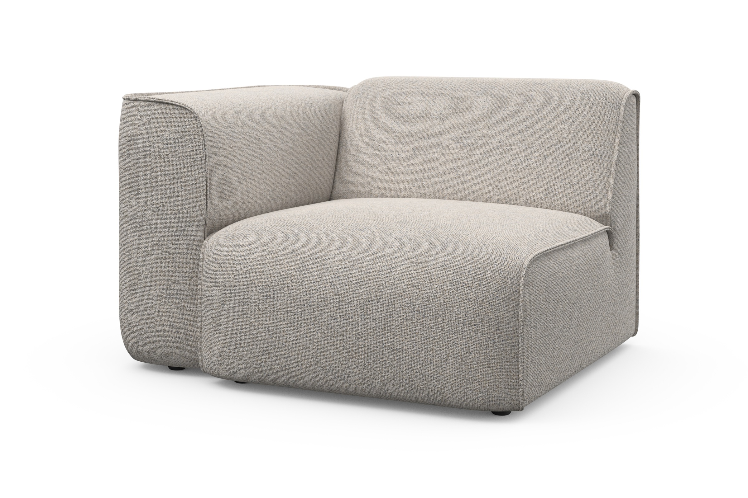 RAUM.ID Sessel "Merid Sofa-Eckelement, Maße B/T/H: 109/97/46 cm", als Modul günstig online kaufen