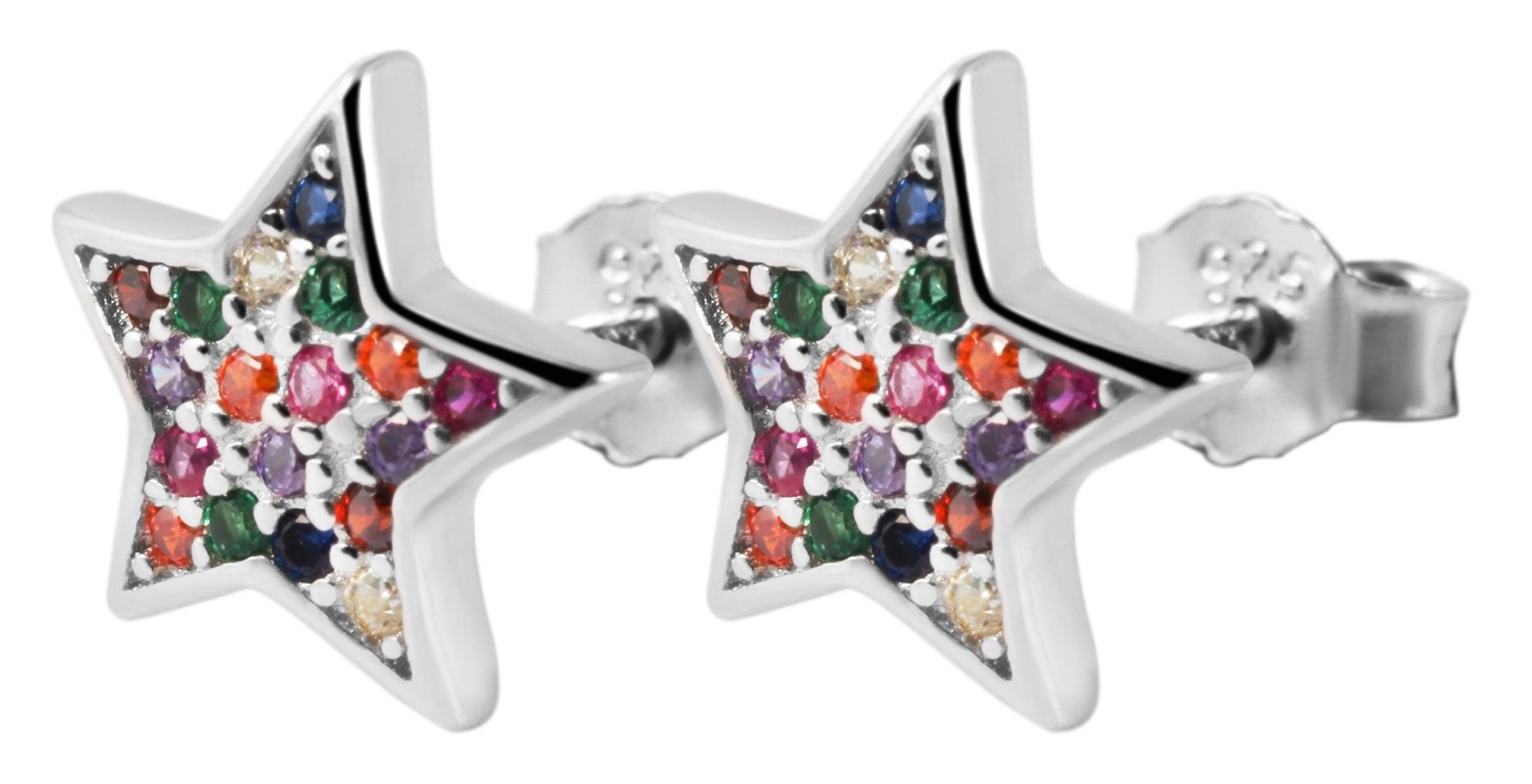 Adelia´s Paar Ohrhänger "Damen Ohrringe – Ohrstecker aus 925 Silber mit Zir günstig online kaufen