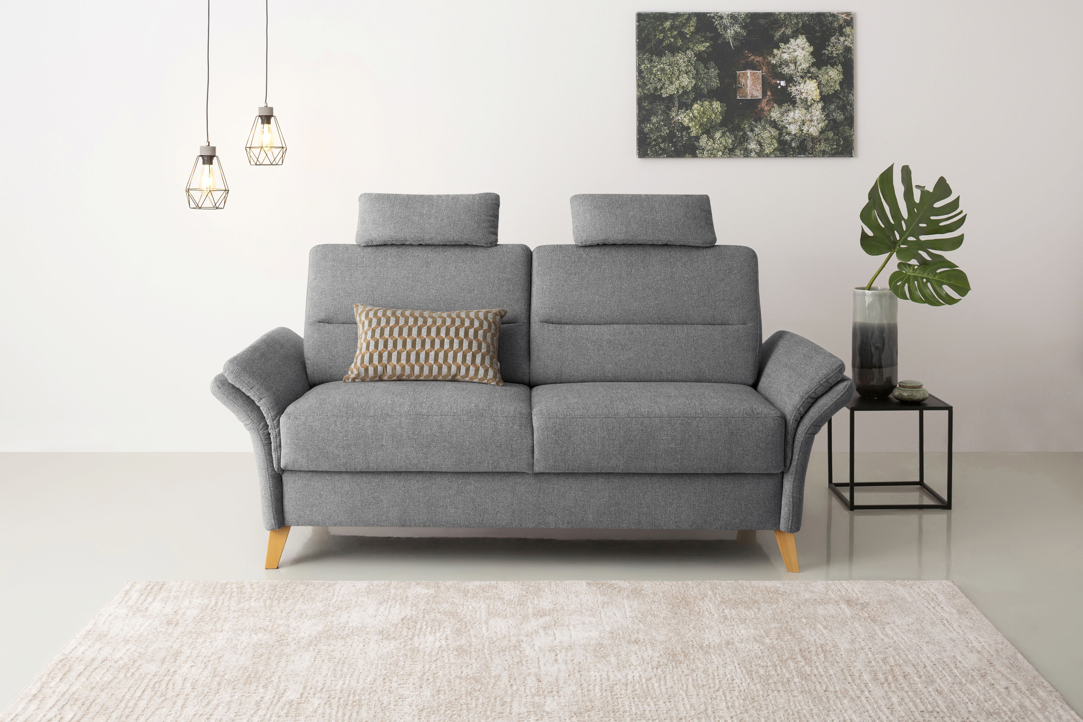 OTTO home 3-Sitzer "Westerland" Federkern-Polsterung. wahlweise mit Armlehnfunktion