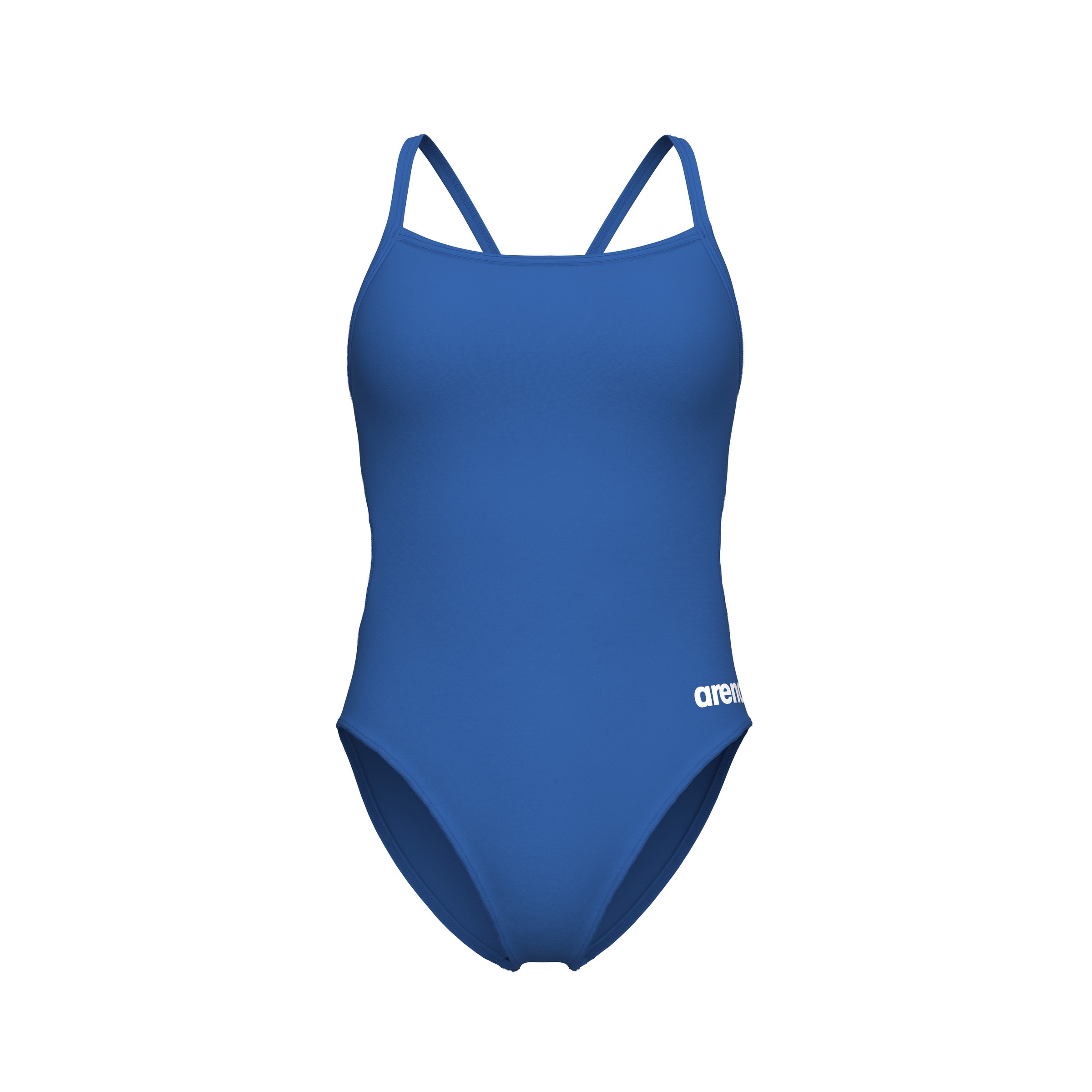 ARENA Damen Badeanzug "WOMEN'S TEAM SWIMSUIT CHALLENGE SOLID"royal, weiß, Gr. 42, Obermaterial: 100% Polyester, Badeanzüge, arena Performance,