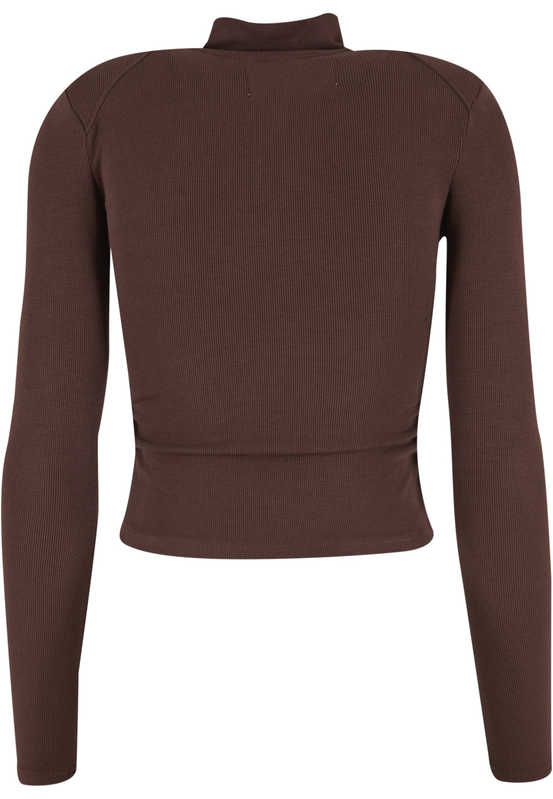 Another Cotton Lab Fleecejacke »Another Cotton Lab Another Cropped Rib Half Zip« 1 Stk. tlg. ohne Kapuze