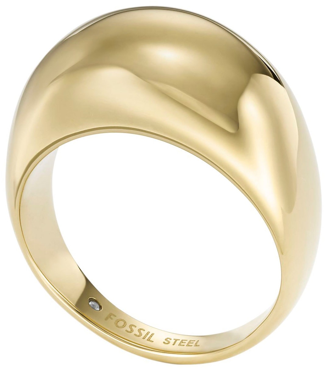 Fossil Fingerring »Schmuck Geschenk Edelstahl All Stacked Up, JF04746710, JF04747040«