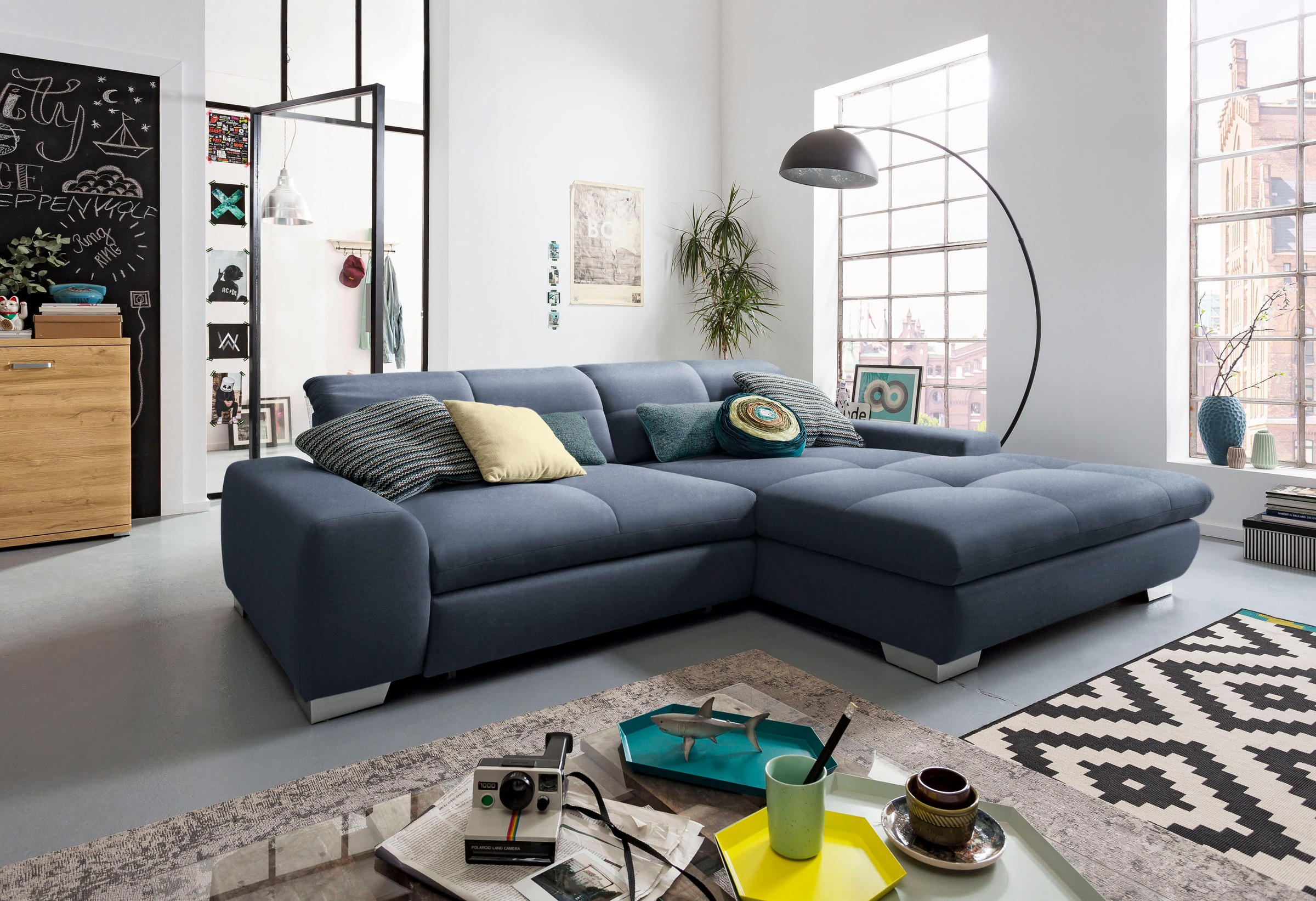 set one by Musterring Ecksofa "SO 1200 inkl. Sitztiefen- & Rückenverstellun günstig online kaufen