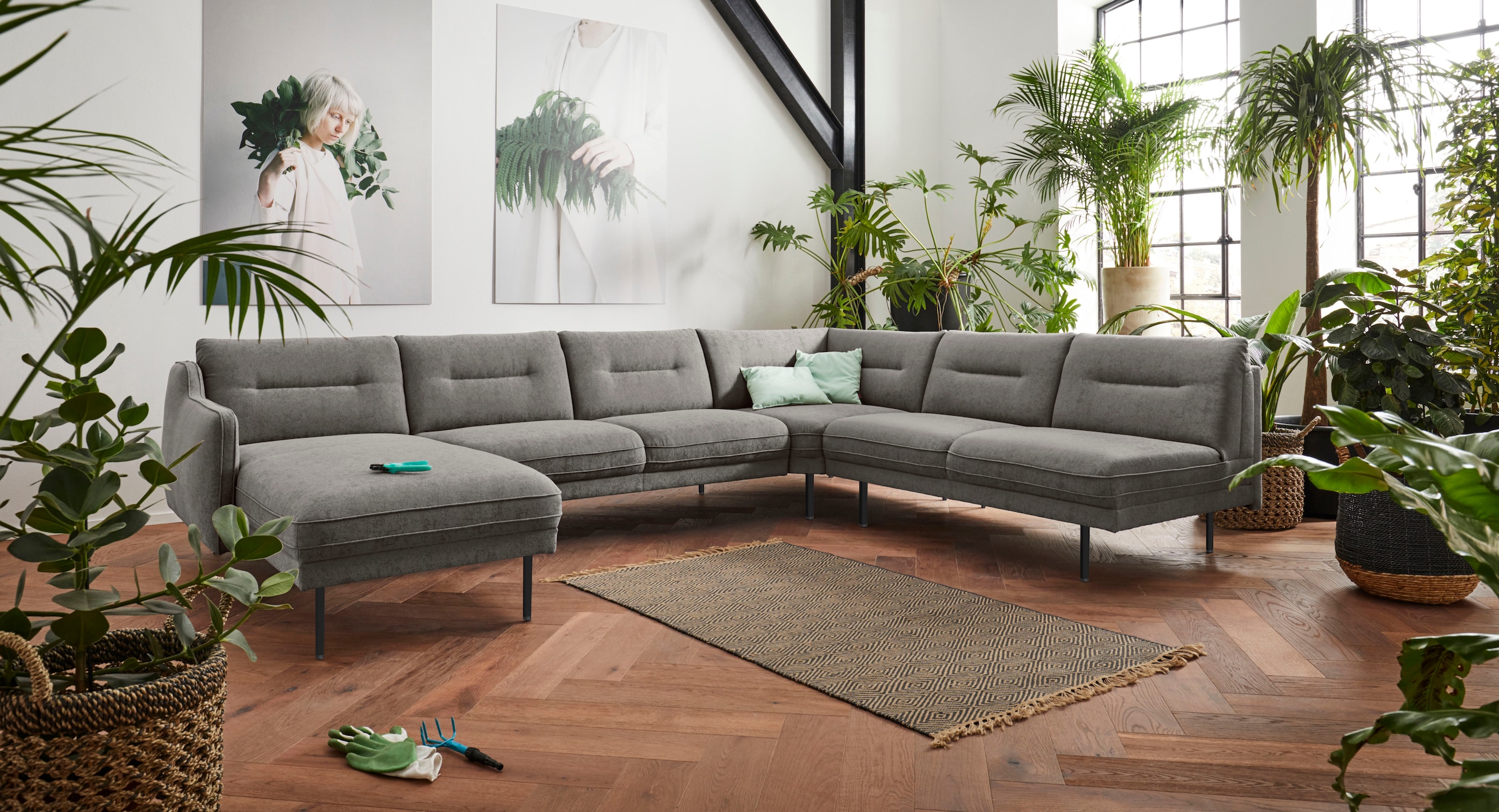 andas Sofa »Nordfyn U-Form« edles Design in ...