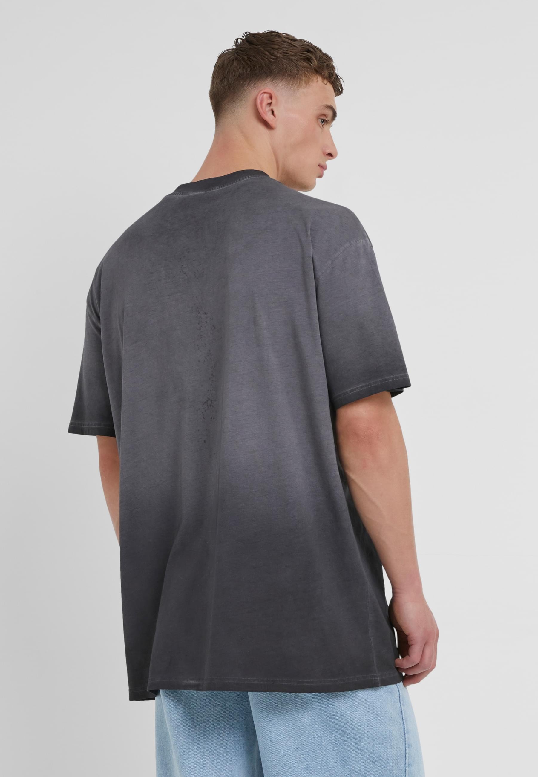 URBAN CLASSICS T-Shirt »Urban Classics Herren Oversized Sun Bleached Tee«, (1 tlg.)