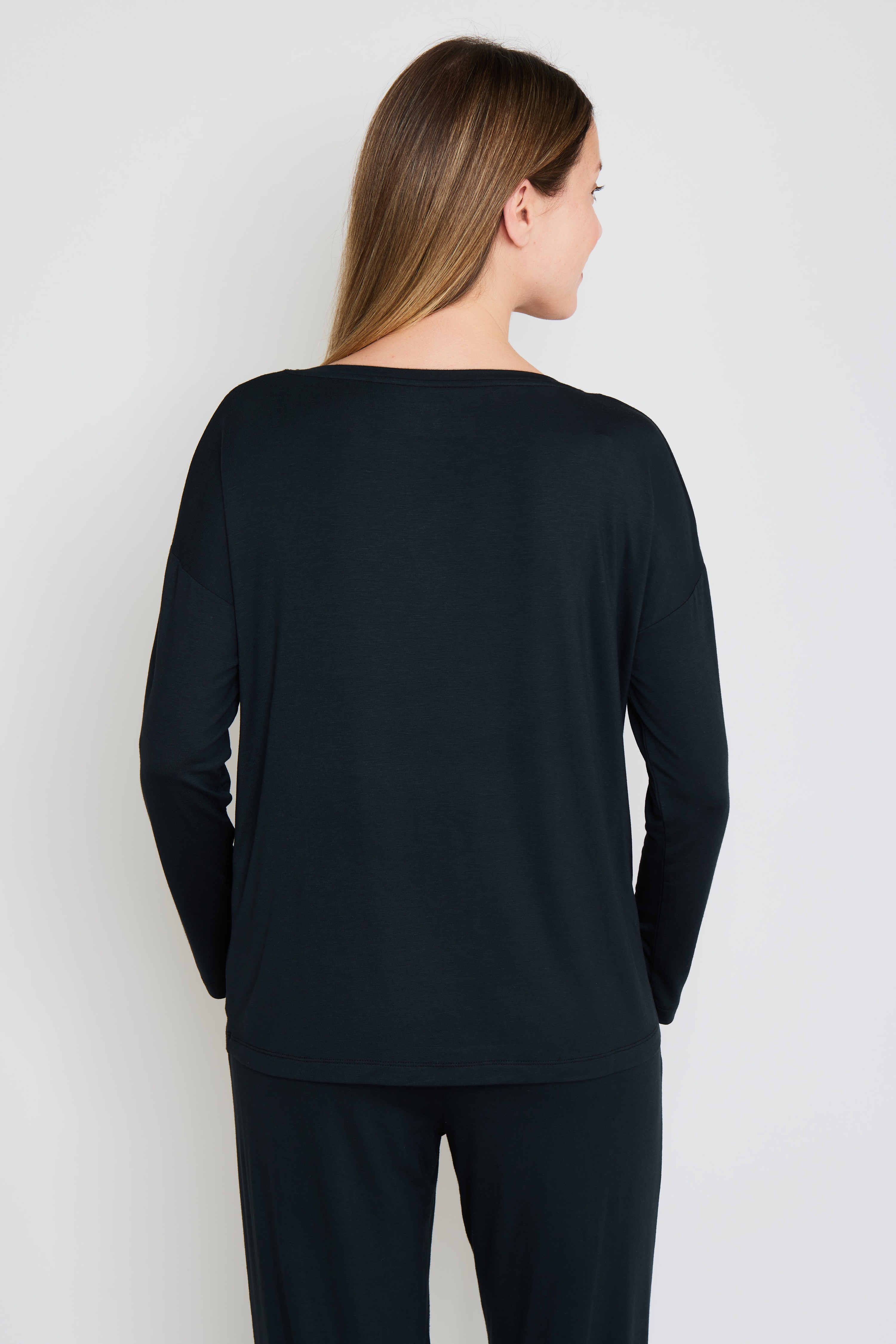 Thumbnail - JOOP Langarmshirt "Luxe" Langarm, Rundhalsausschnitt, Regular Fit, Cornflower-Logo