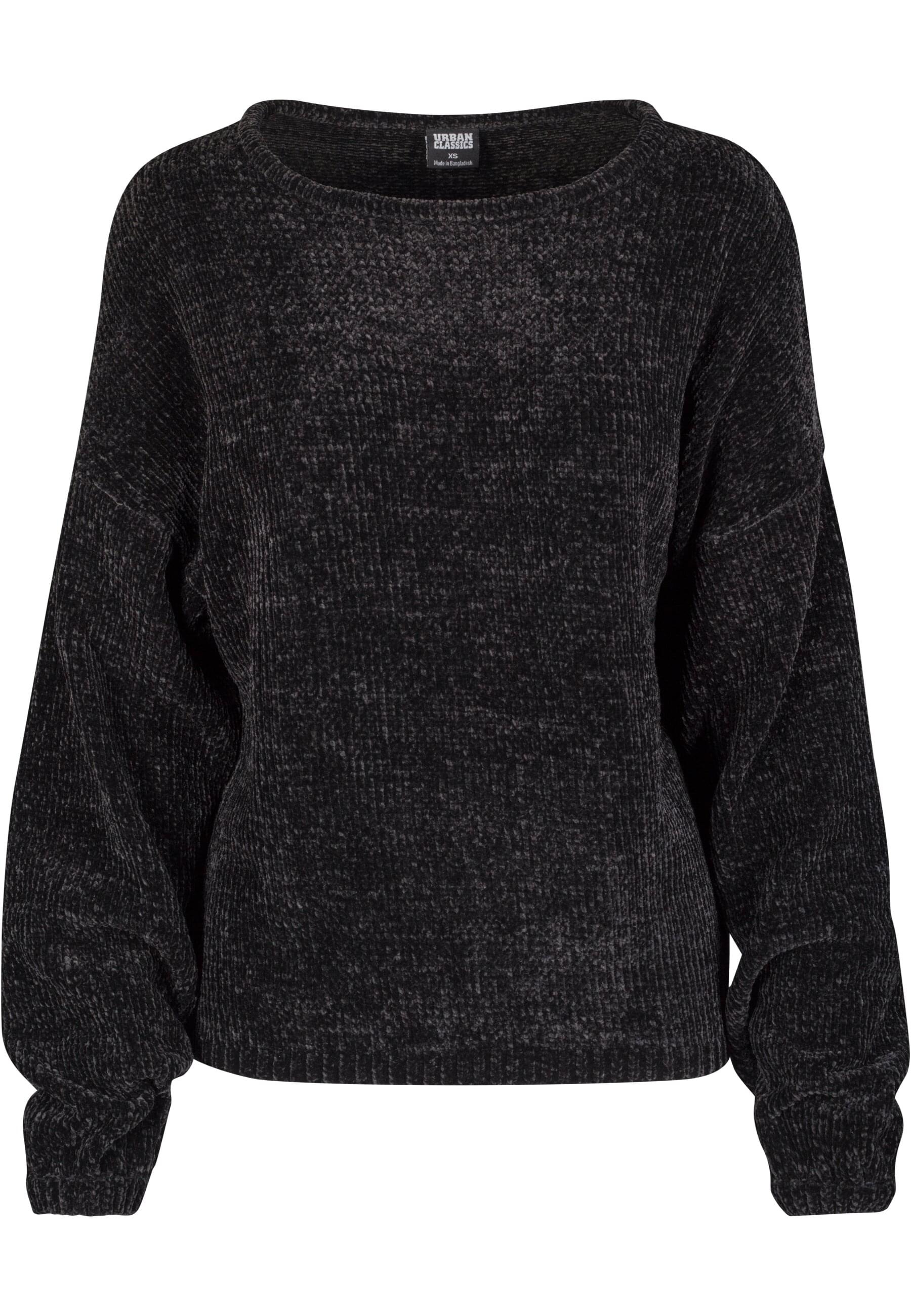 URBAN CLASSICS Rundhalspullover "Urban Classics Damen Ladies Oversize Chenille Sweater"