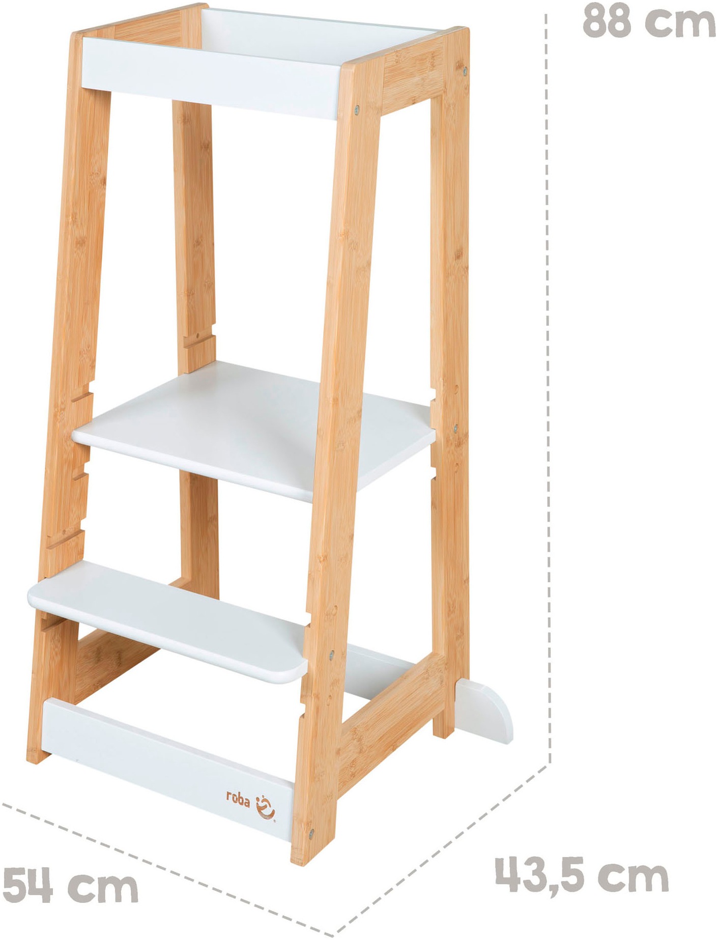 roba® Stehhilfe »Lernturm Bambus«, FSC® - schützt Wald