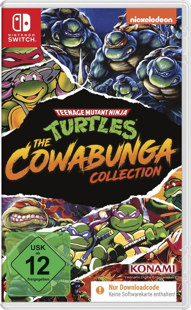 Konami Spielesoftware »Teenage Mutant Ninja Turtles - Cowabunga Collection (Code in a Box)«, Nintendo Switch