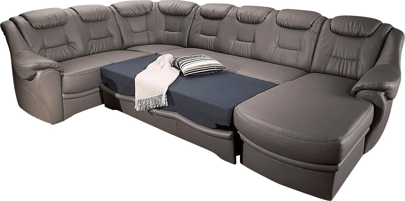 sit&more Wohnlandschaft »Bellevue U-Form«, wahlweise mit Bettfunktion