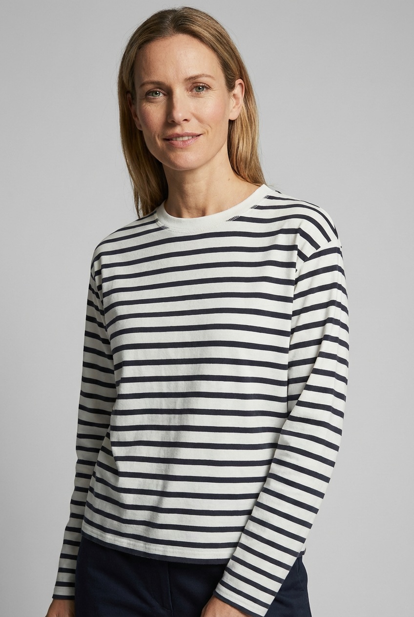 Marc OPolo DENIM Longsleeve regular fit, aus Heavy Slub Jersey, Rundhals günstig online kaufen