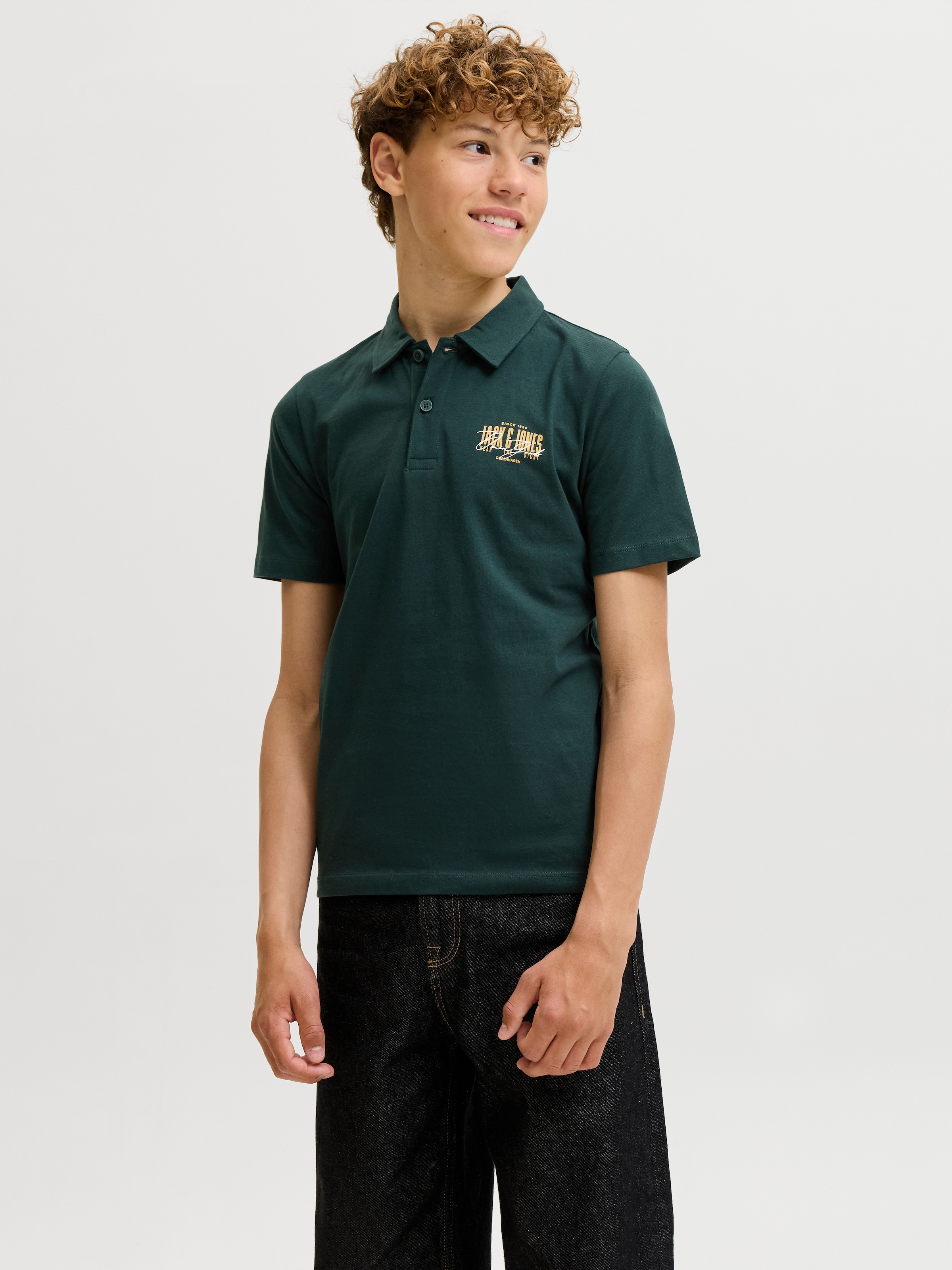 Jack & Jones Junior Poloshirt »JJAERO POLO SS JNR« Baumwolle, regular fit