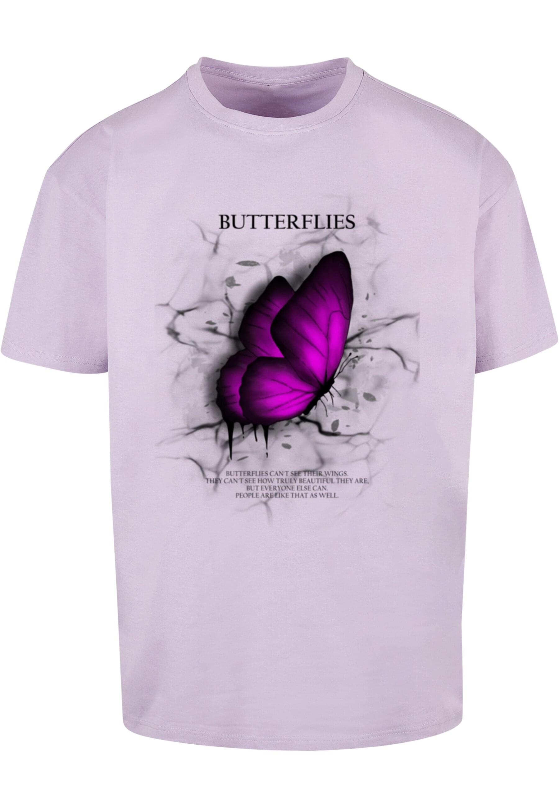 Merchcode T-Shirt "Merchcode Herren Butterflies Heavy Oversized Tee", (1 tl günstig online kaufen