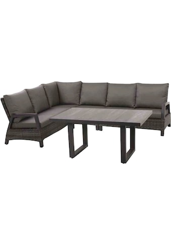 Siena Garden Gartenlounge-Set »Taranto Eckset« Alu ...