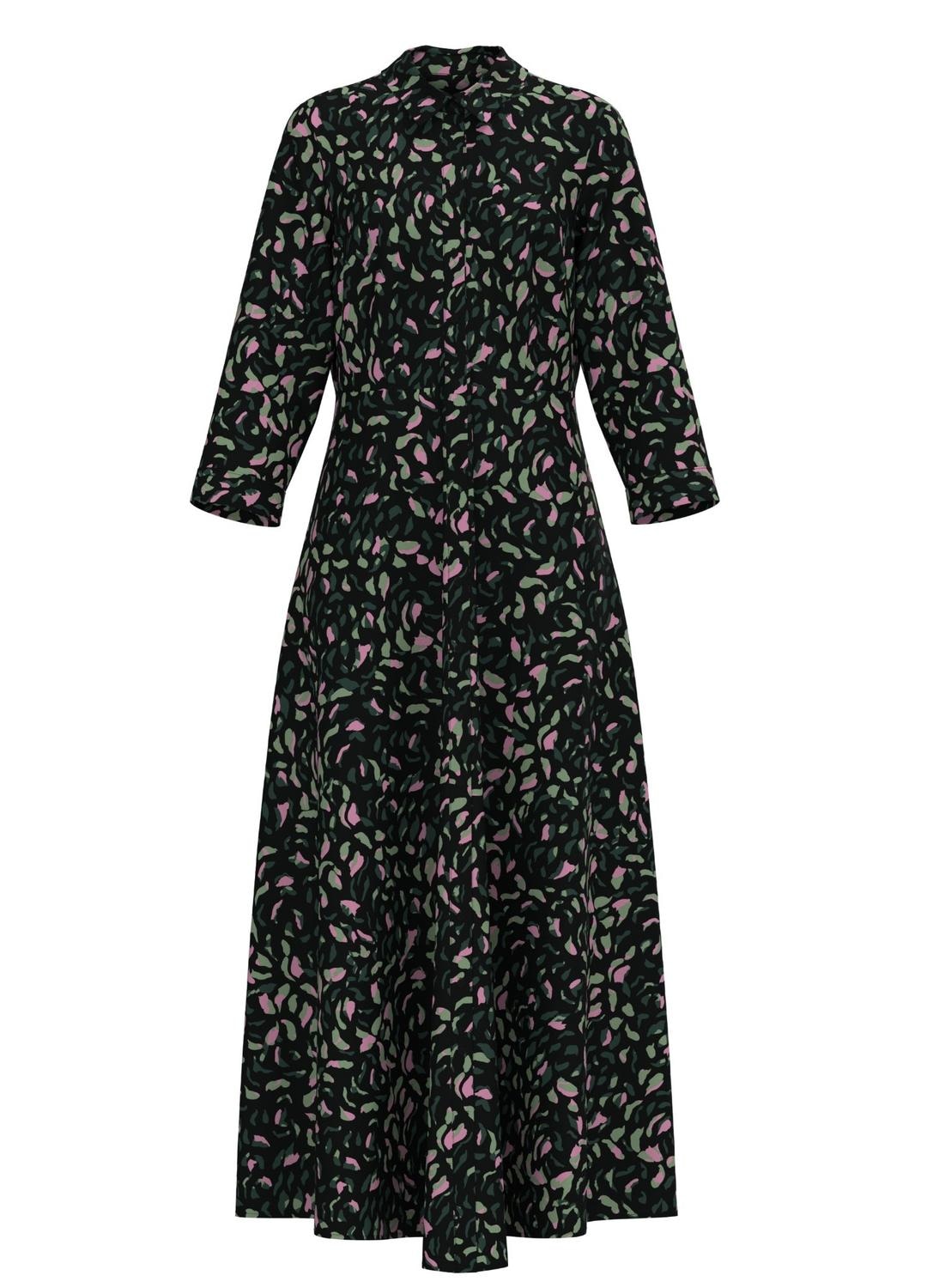 Y.A.S Hemdblusenkleid "YASSAVANNA LONG SHIRT DRESS", mit 3/4 Ärmel