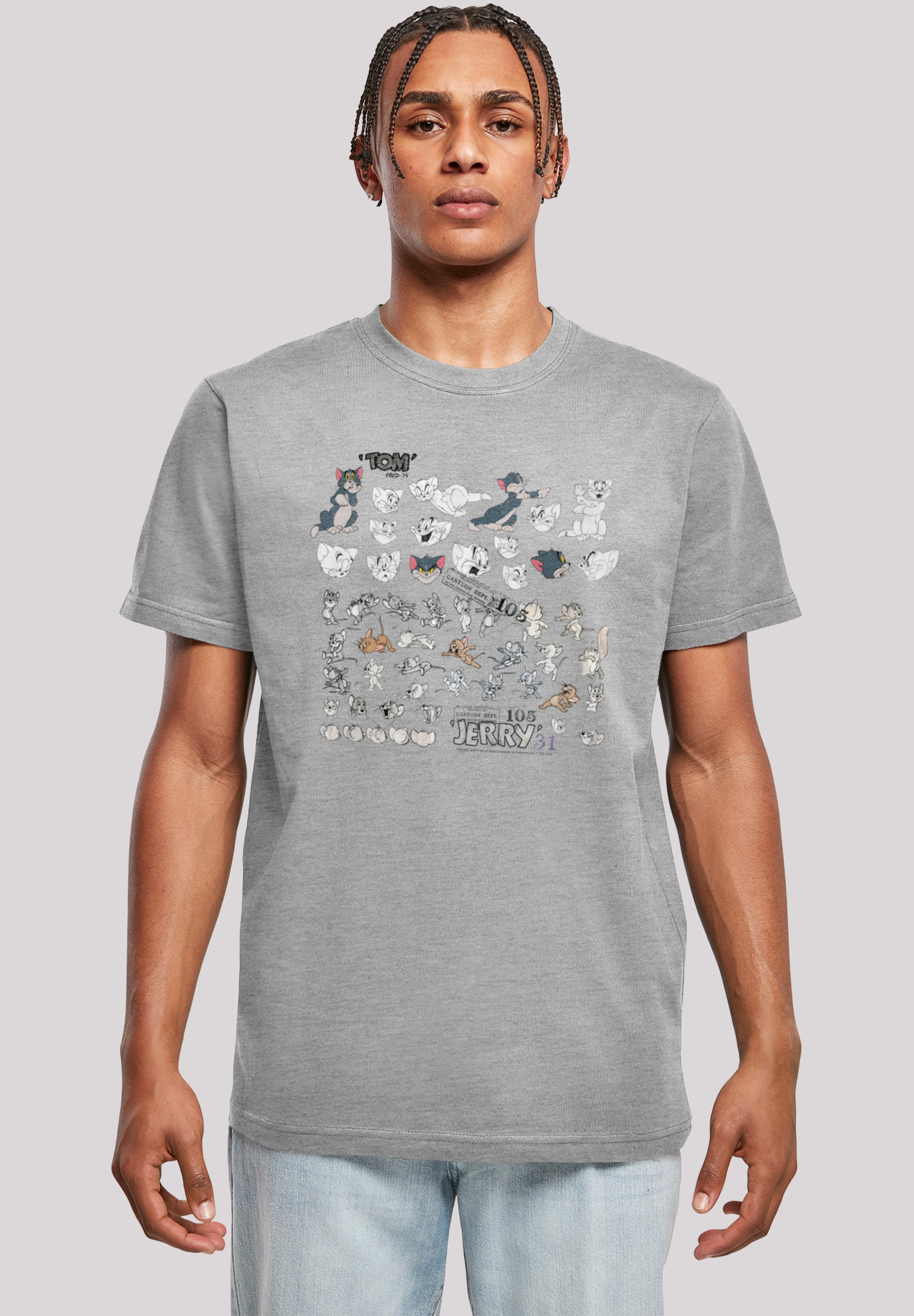 F4NT4STIC Kurzarmshirt »F4NT4STIC Herren«, (1 tlg.)