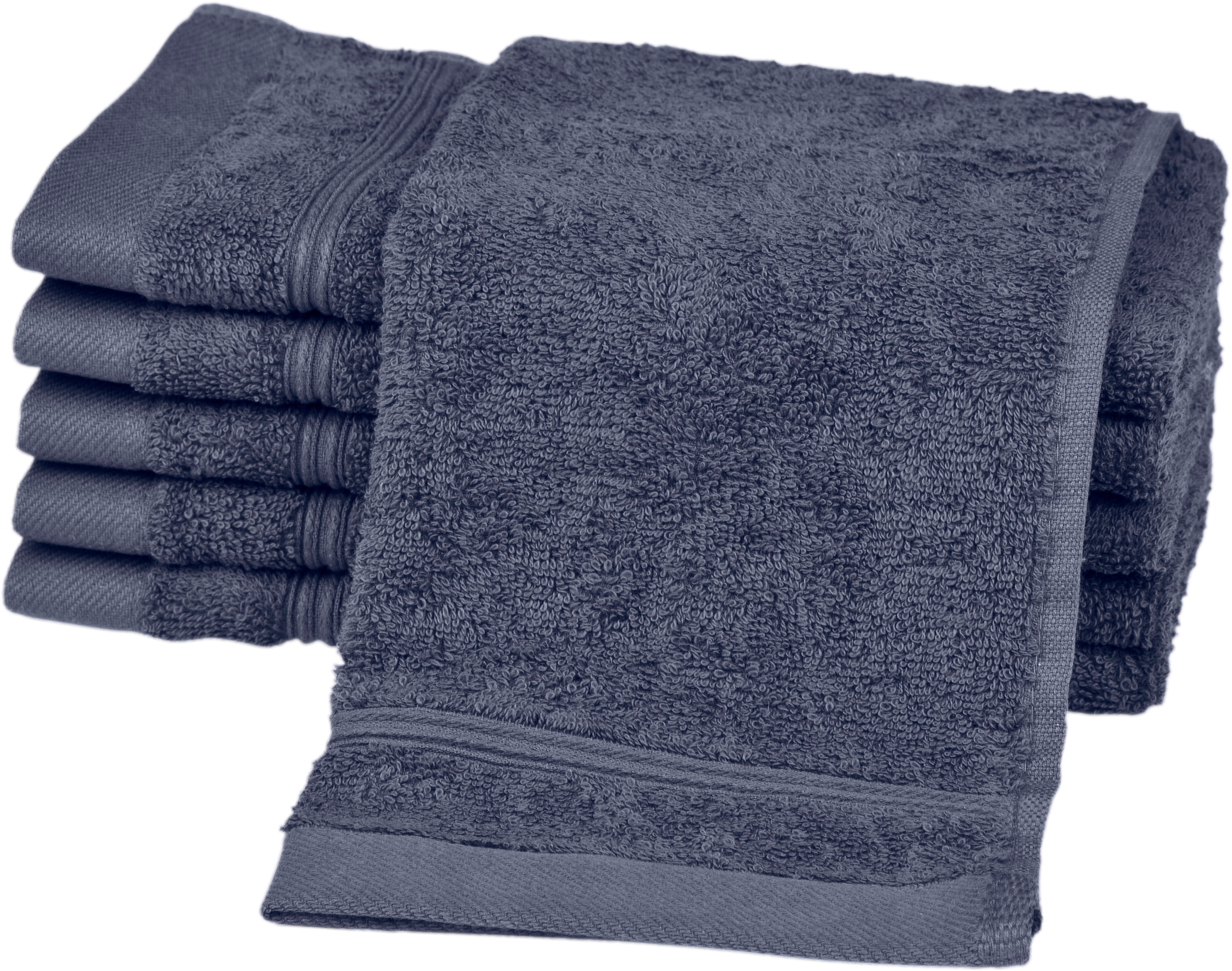 Gästehandtücher ROSS, B:30cm L:50cm, blau, Frottier, Baumwolle, Handtücher, "Rubin", 100% Baumwolle