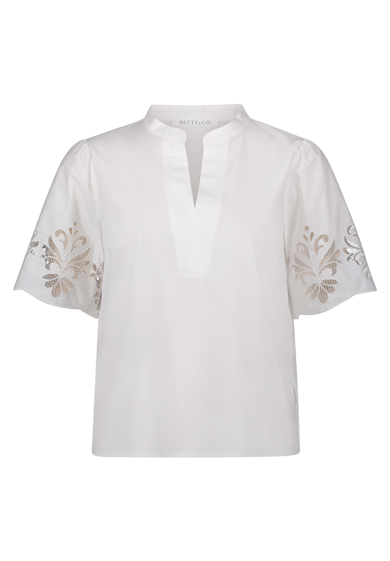 Betty&Co Schlupfbluse »Betty & Co Schlupfbluse mit Stickerei«