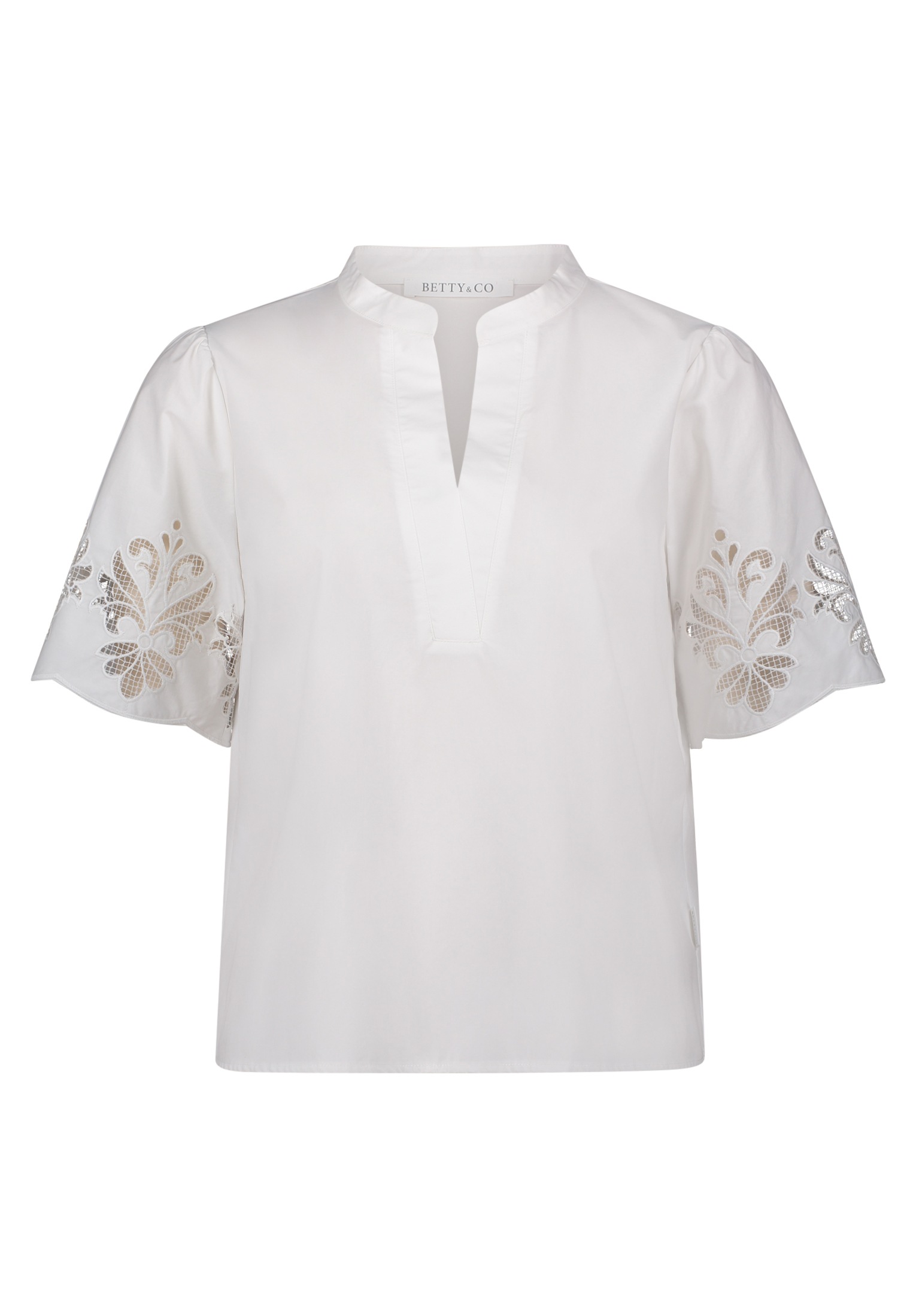 Betty&Co Schlupfbluse "Damen mit Stickerei" günstig online kaufen