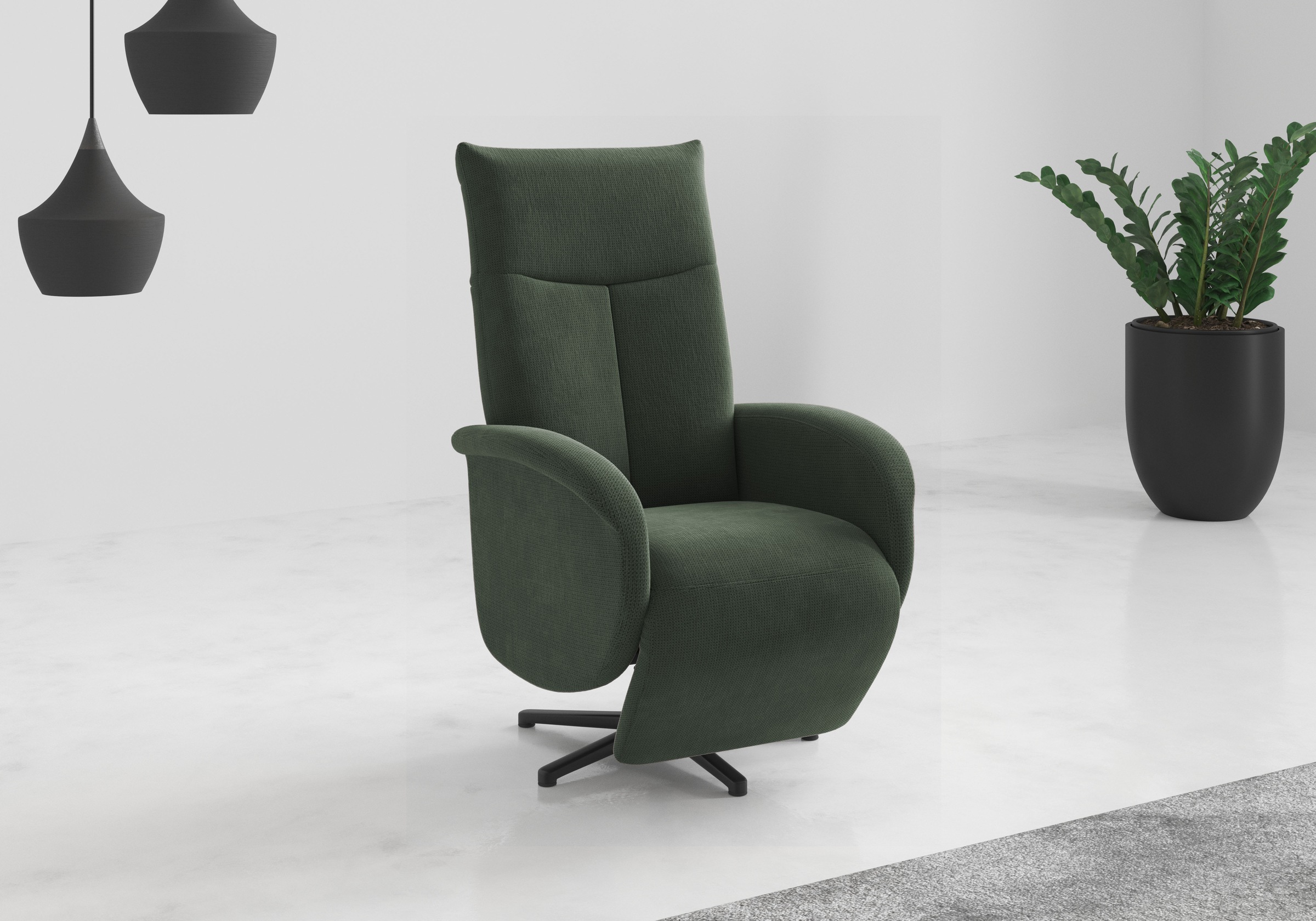 sit&more "Juma, inkl. Drehfunktion & Kopfteilverstellung" Höhe Armlehne 64 cm, wahlweise mit Aufstehhilfe, 2 Motoren und Akku