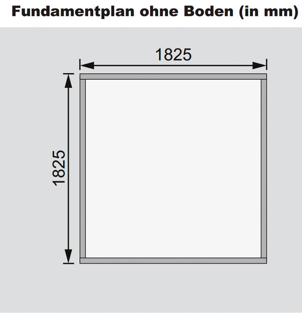 Karibu Gartenhaus »Stockach 2«, (Set), anthrazit, naturbelassen oder terragrau