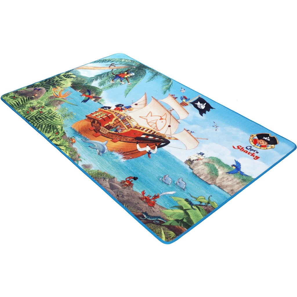 Capt`n Sharky Kinderteppich »SH-301«, rechteckig, Spielteppich, Kinderzimmer