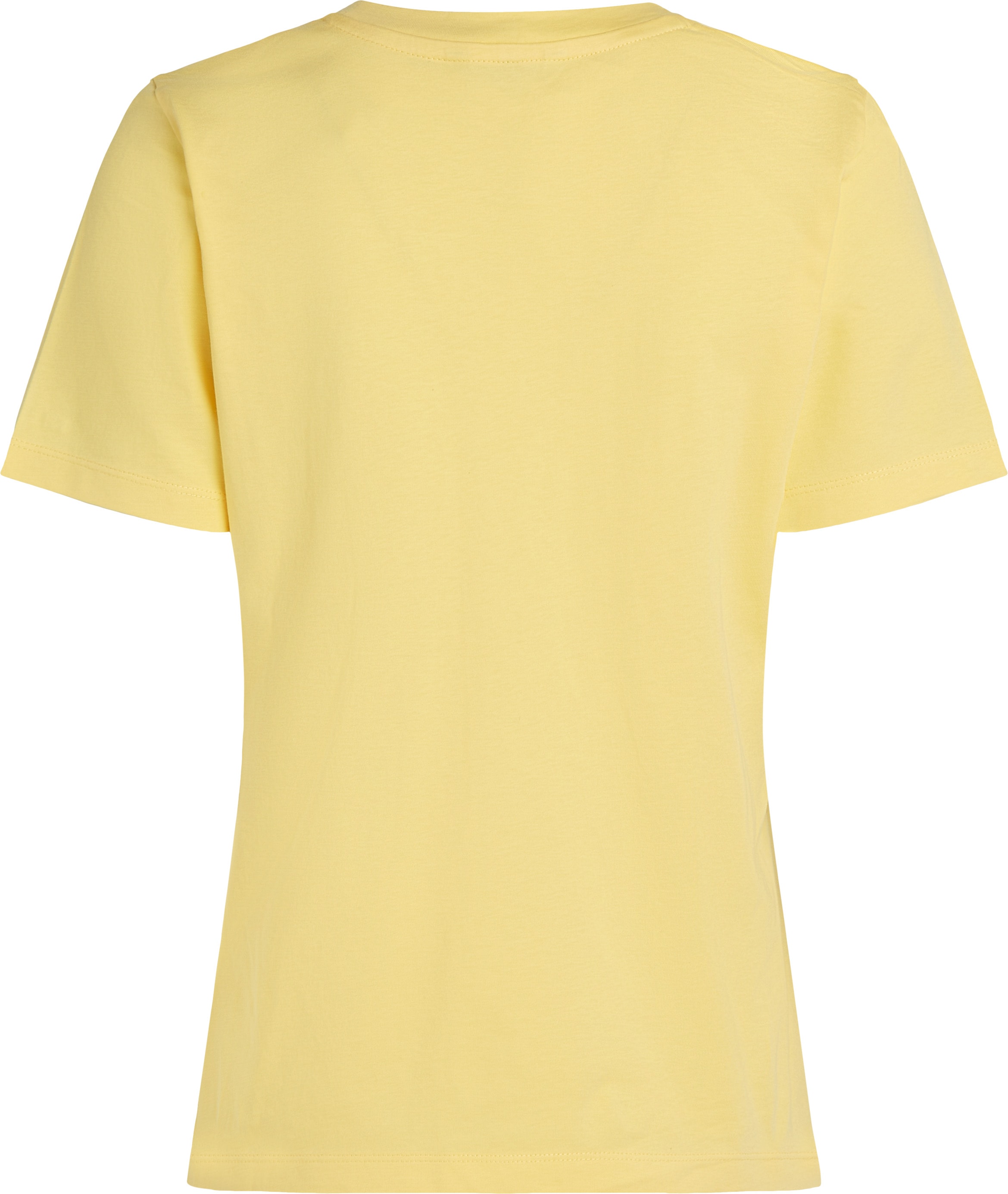 Tommy Hilfiger T-Shirt »REG CONTRAST FLAG SS TEE«, mit Logostickerei