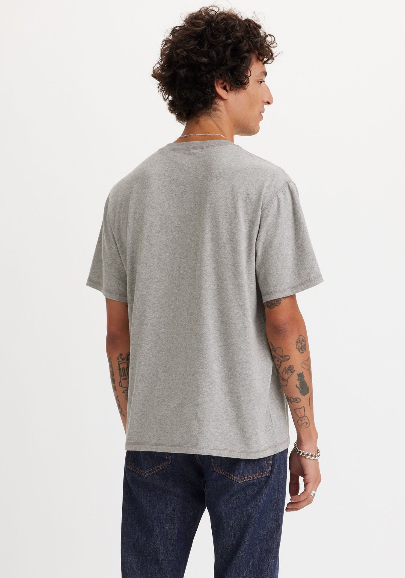 Levis Rundhalsshirt "SS 4 BUTTON HENLEY", mit Knopfleiste günstig online kaufen