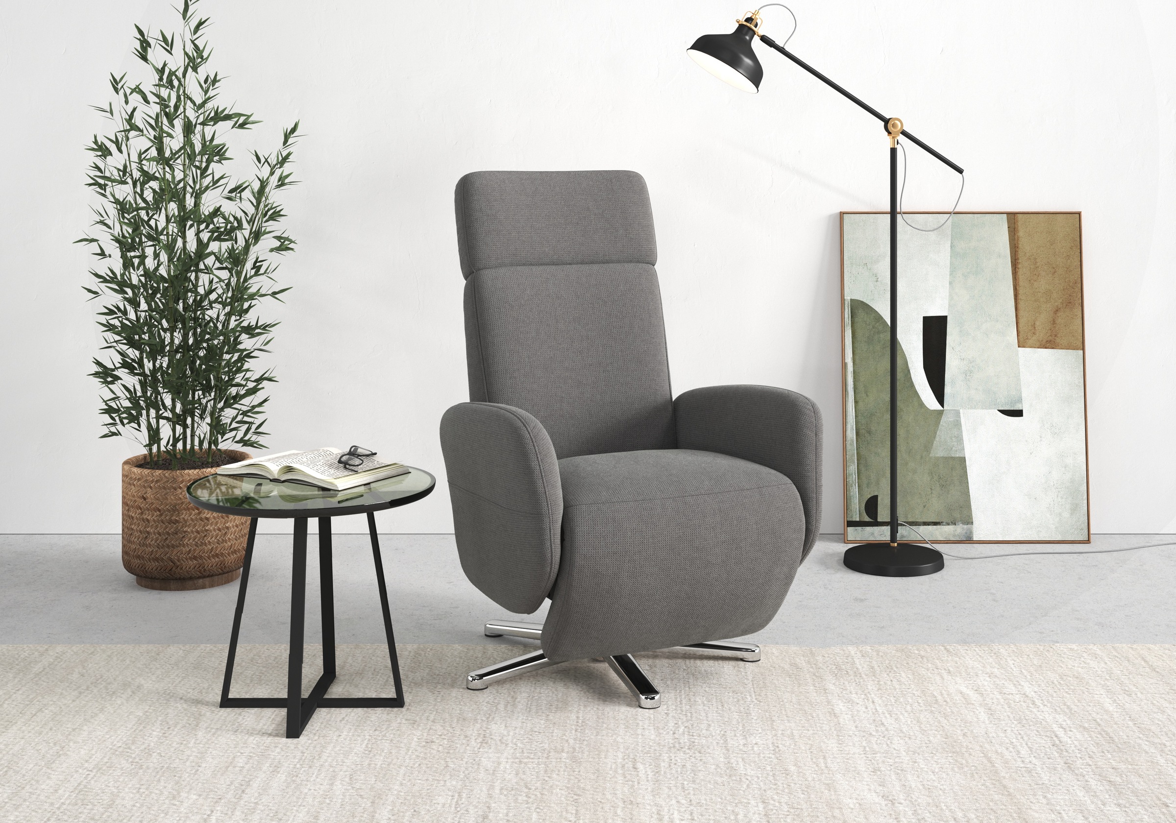 sit&more TV-Sessel "Grenoble, inkl. Kopfteilverstellung", wahlweise mit 2 M günstig online kaufen