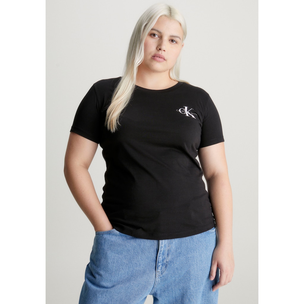 Calvin Klein Jeans Plus T-Shirt »PLUS MONOLOGO TWO PACK«